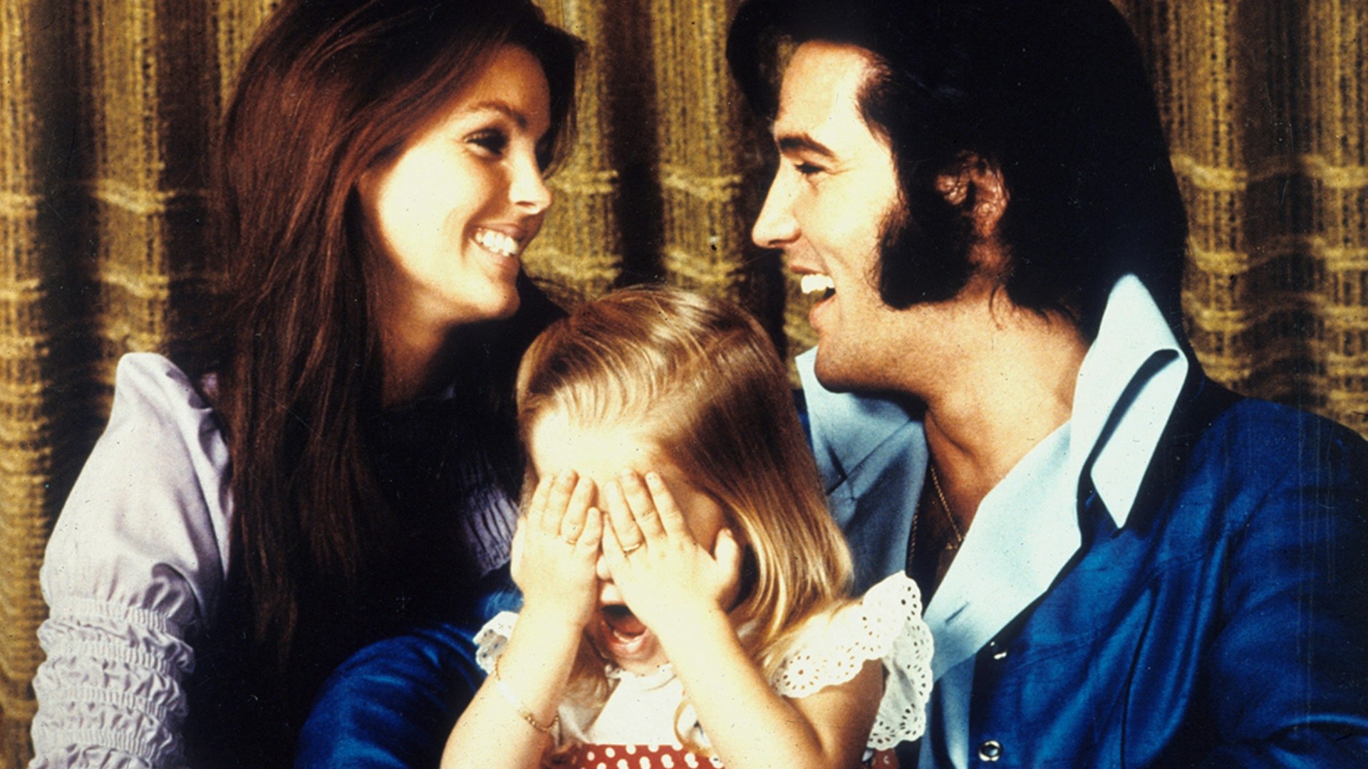 Elvis, Priscilla and Lisa Marie