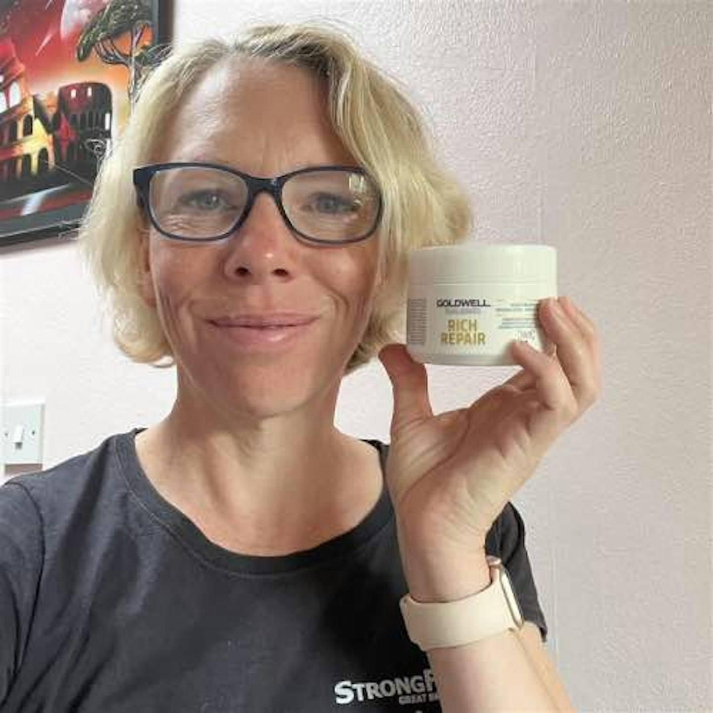 Goldwell Rich repair mask and results 