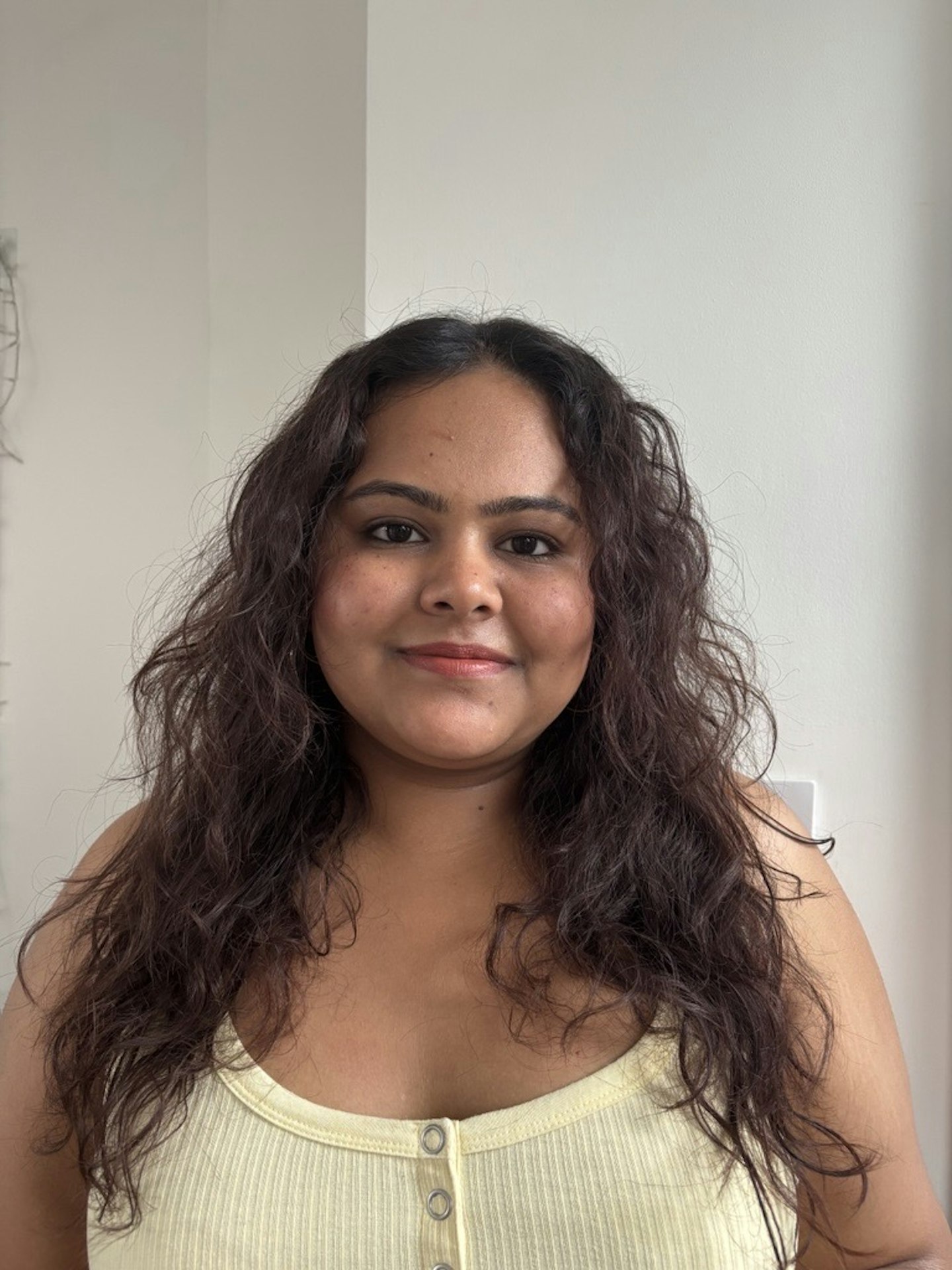 Tester after using the REVLON Airflow Control Hair Dryer