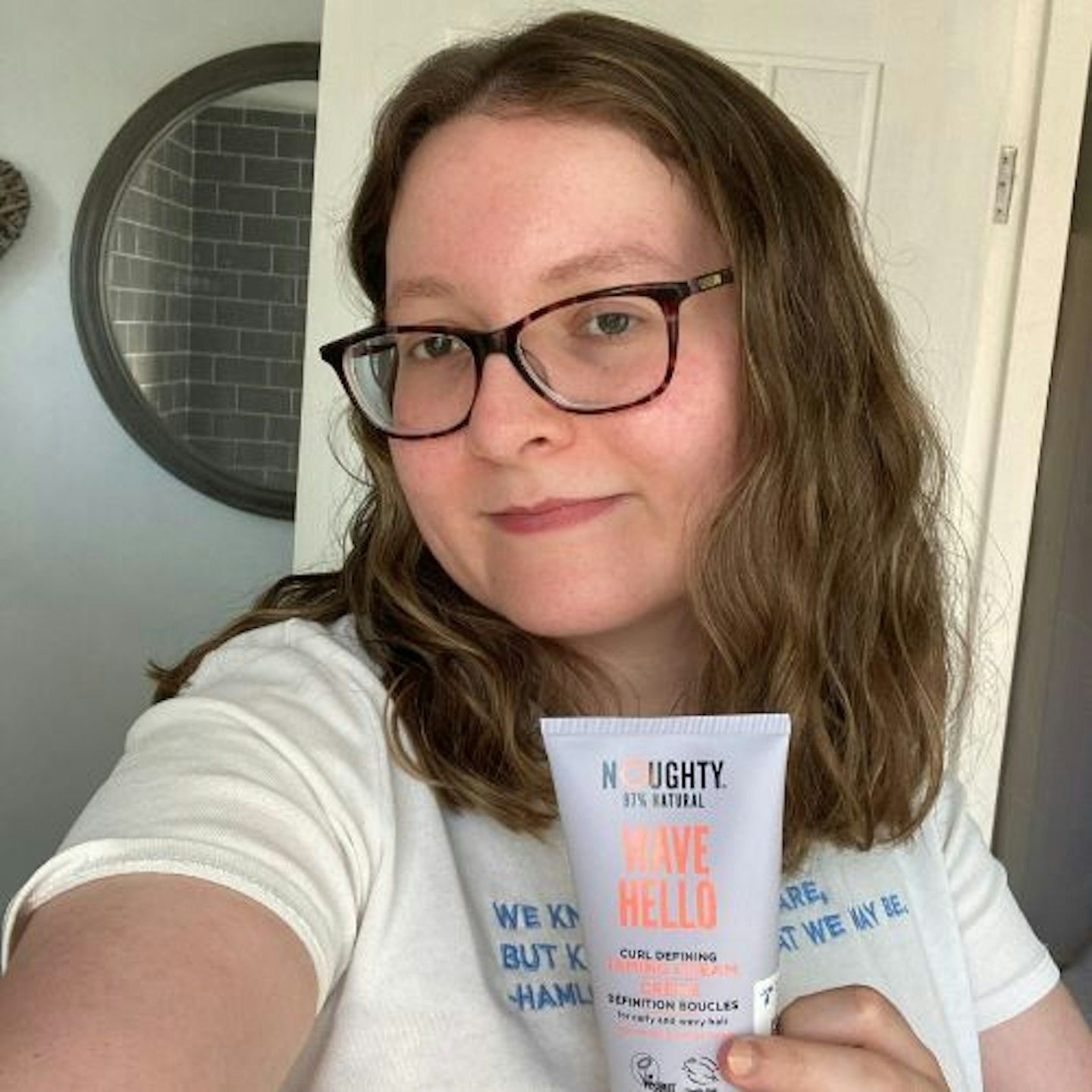 Testing Noughty Wave Hello Curl Taming Cream