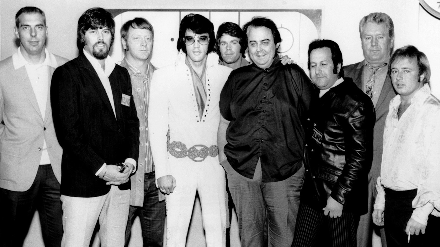 Members of Elvis’ Memphis Mafia included Sonny and Red West, Jerry Schilling and Joe Esposito