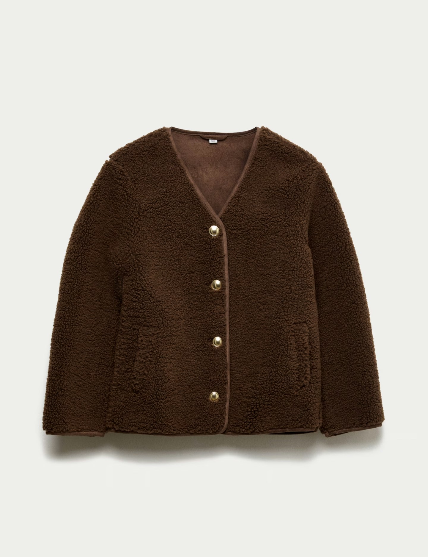 Image of the Borg Gold Button Relaxed Jacket