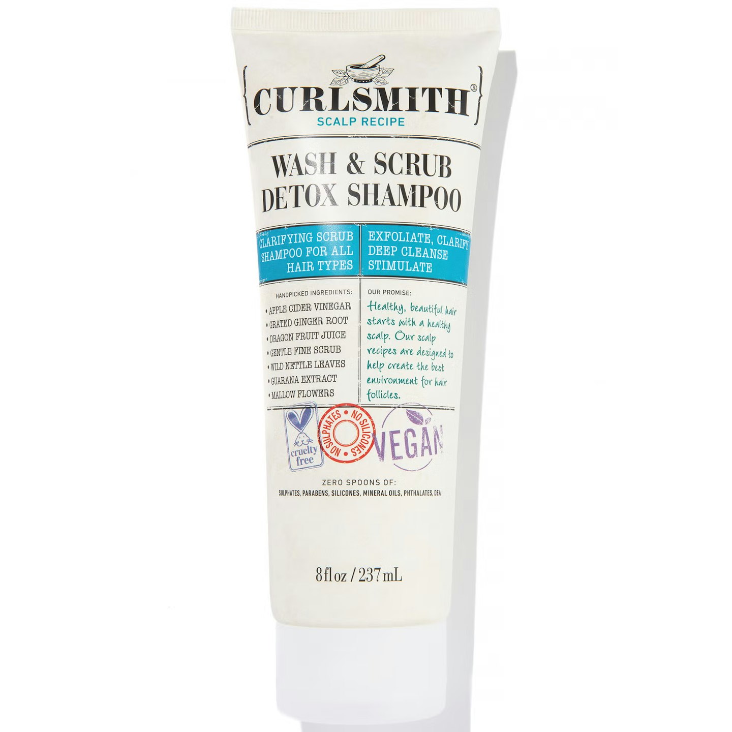 Image of the Curlsmith Wash & Scrub Detox Shampoo