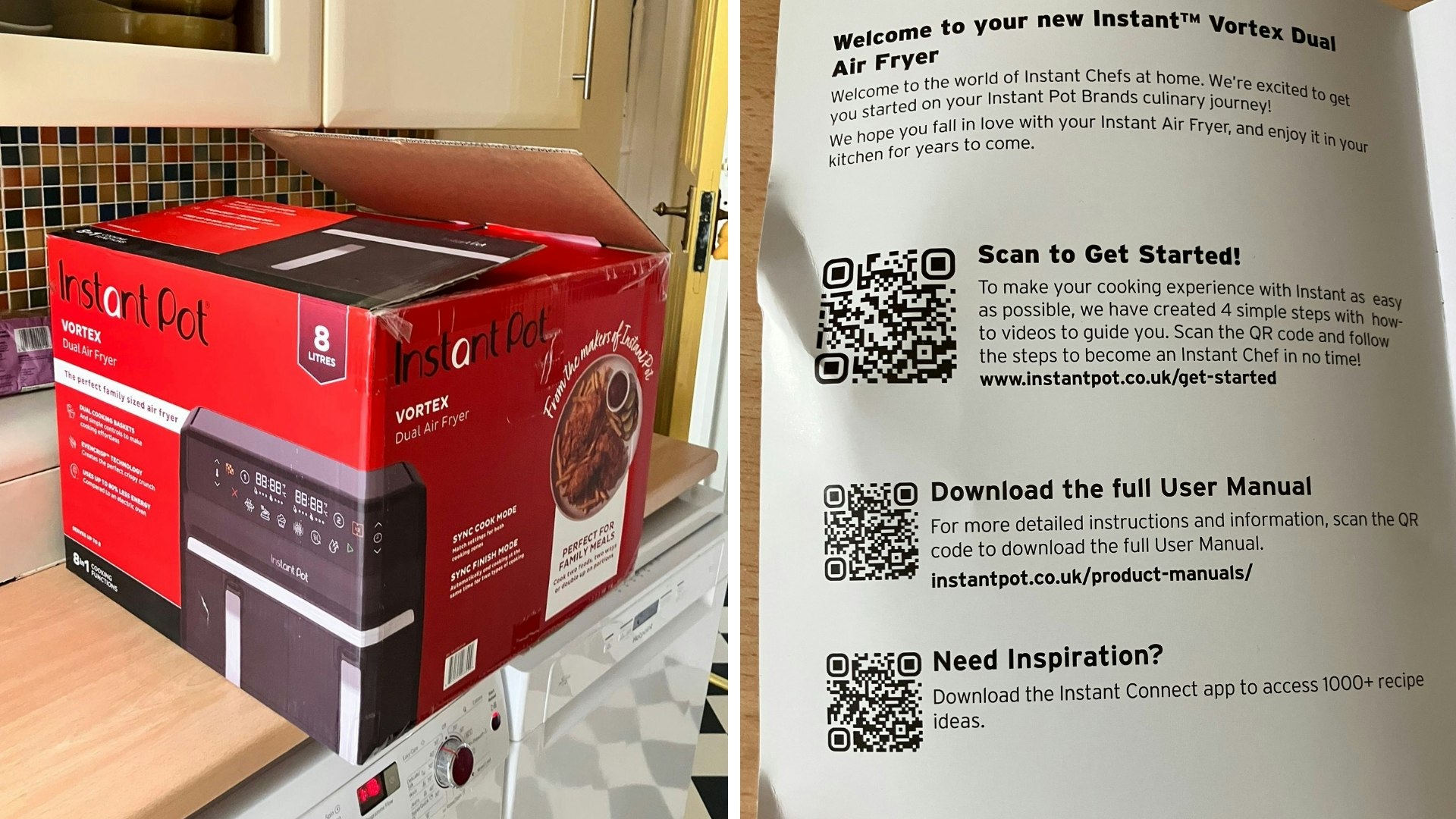 Instant Pot Vortex Dual 8L Air Fryer