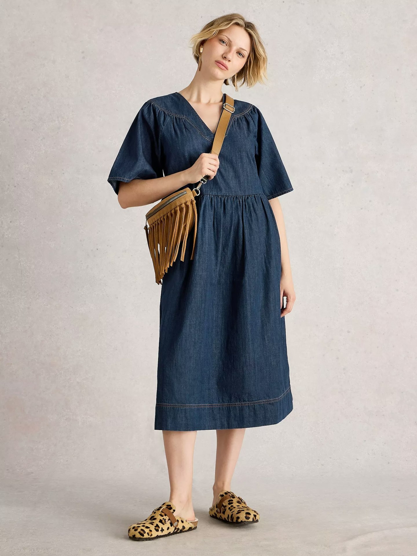 Image of the White Stuff Leo Denim Dress