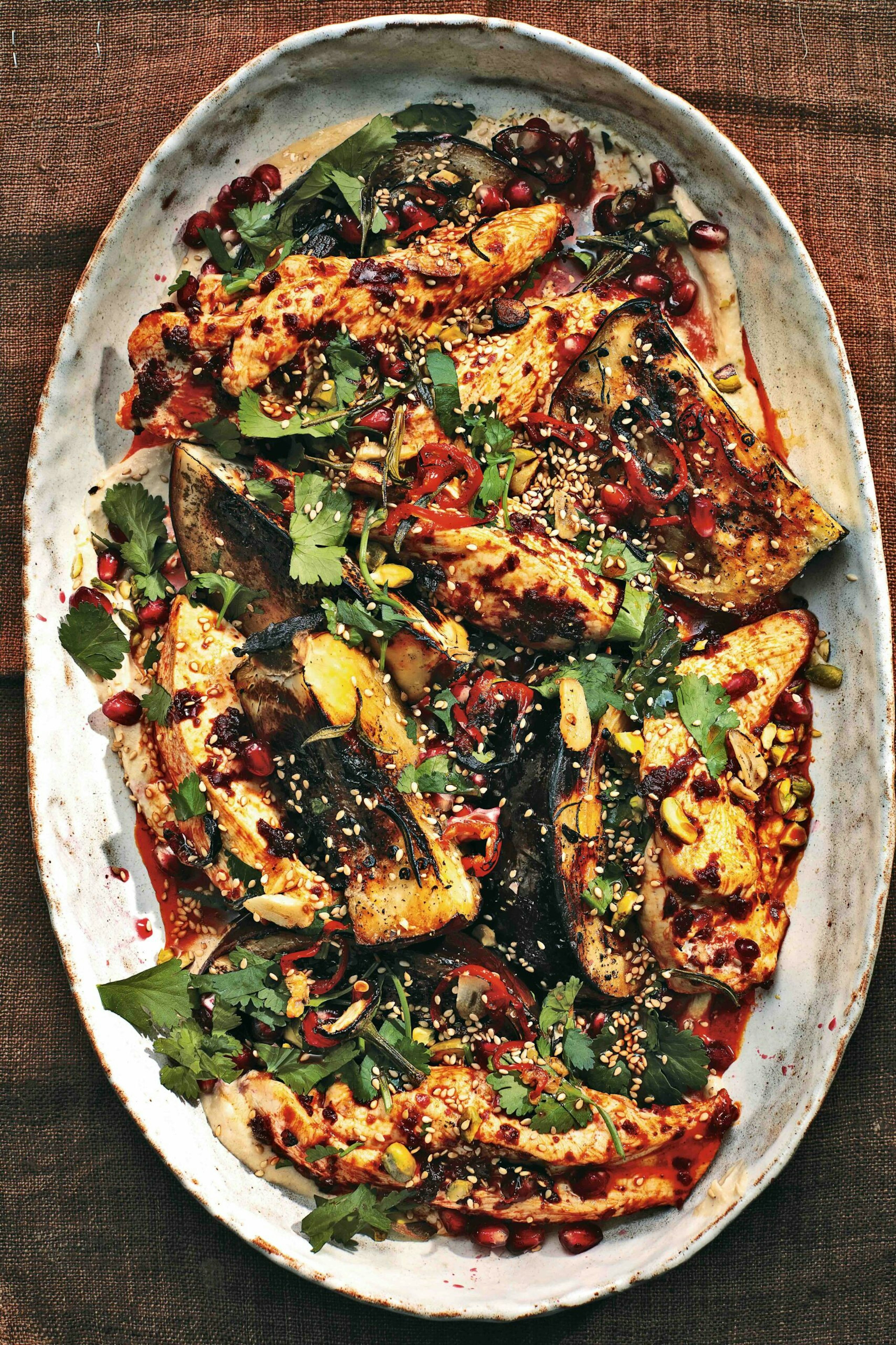 James Martin Harrisa chicken salad