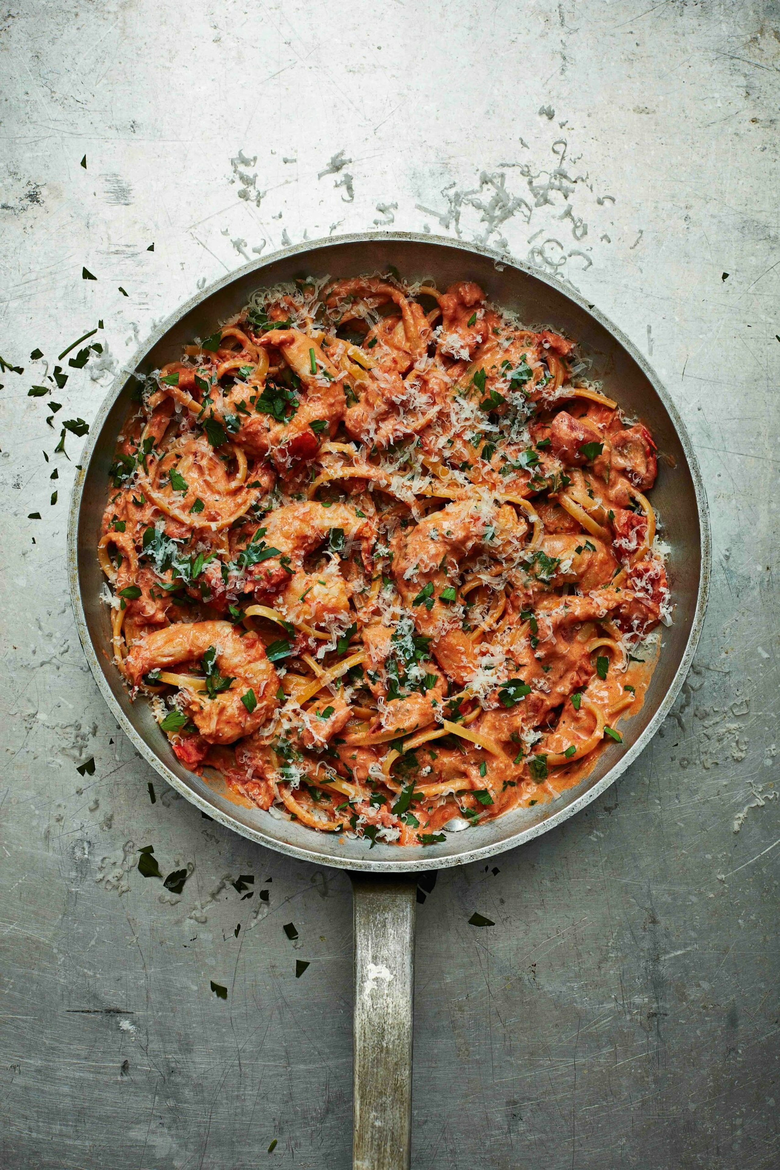 James Martin Prawn linguine