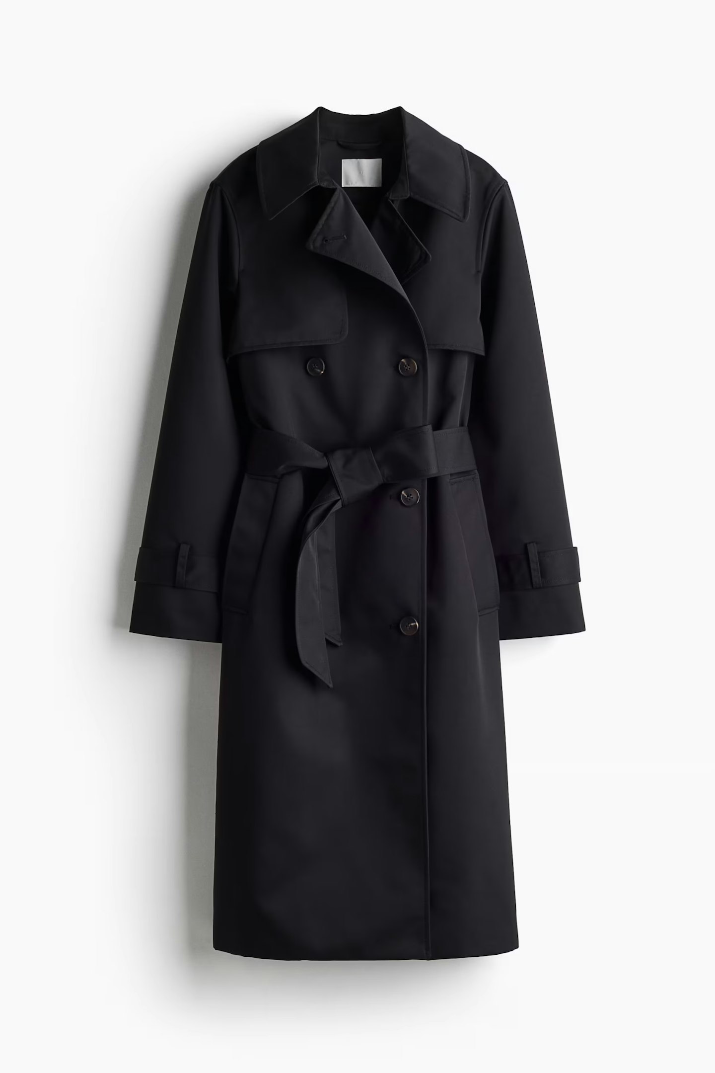 Image of the H&M Double-Breasted Twill Trench Coat 