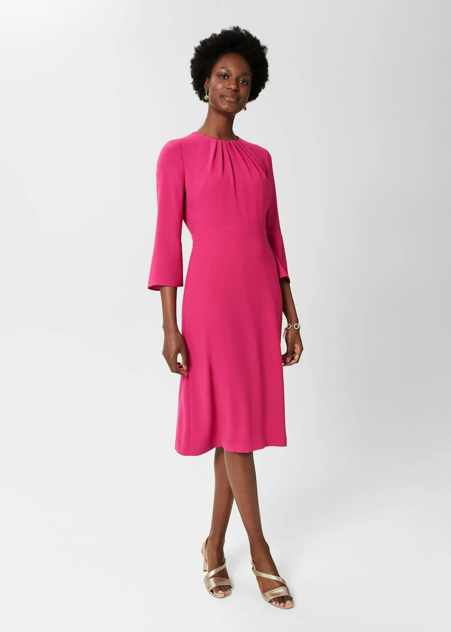 Image of the Hobbs Marianne Fit And Flare Dress