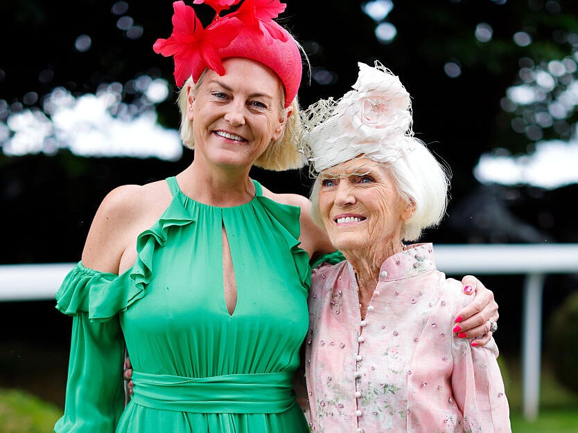 Belles Berry with her mum Mary Berry