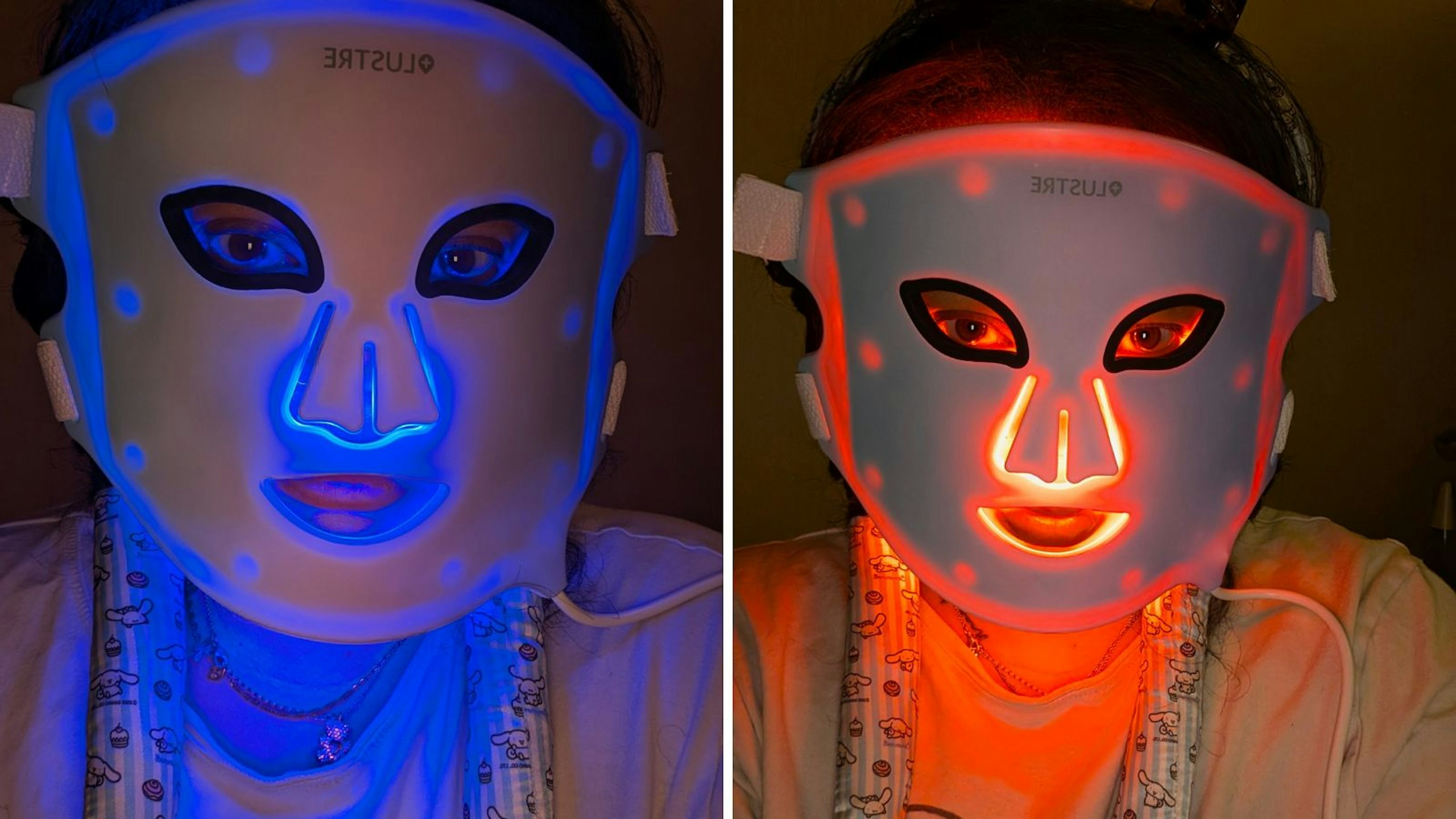 Lustre LED Mask tested by journalist Hannah Carroll