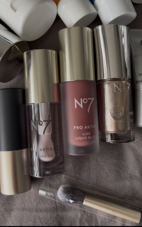 No7 25 Days of Beauty Advent Calendar 2025 makeup products