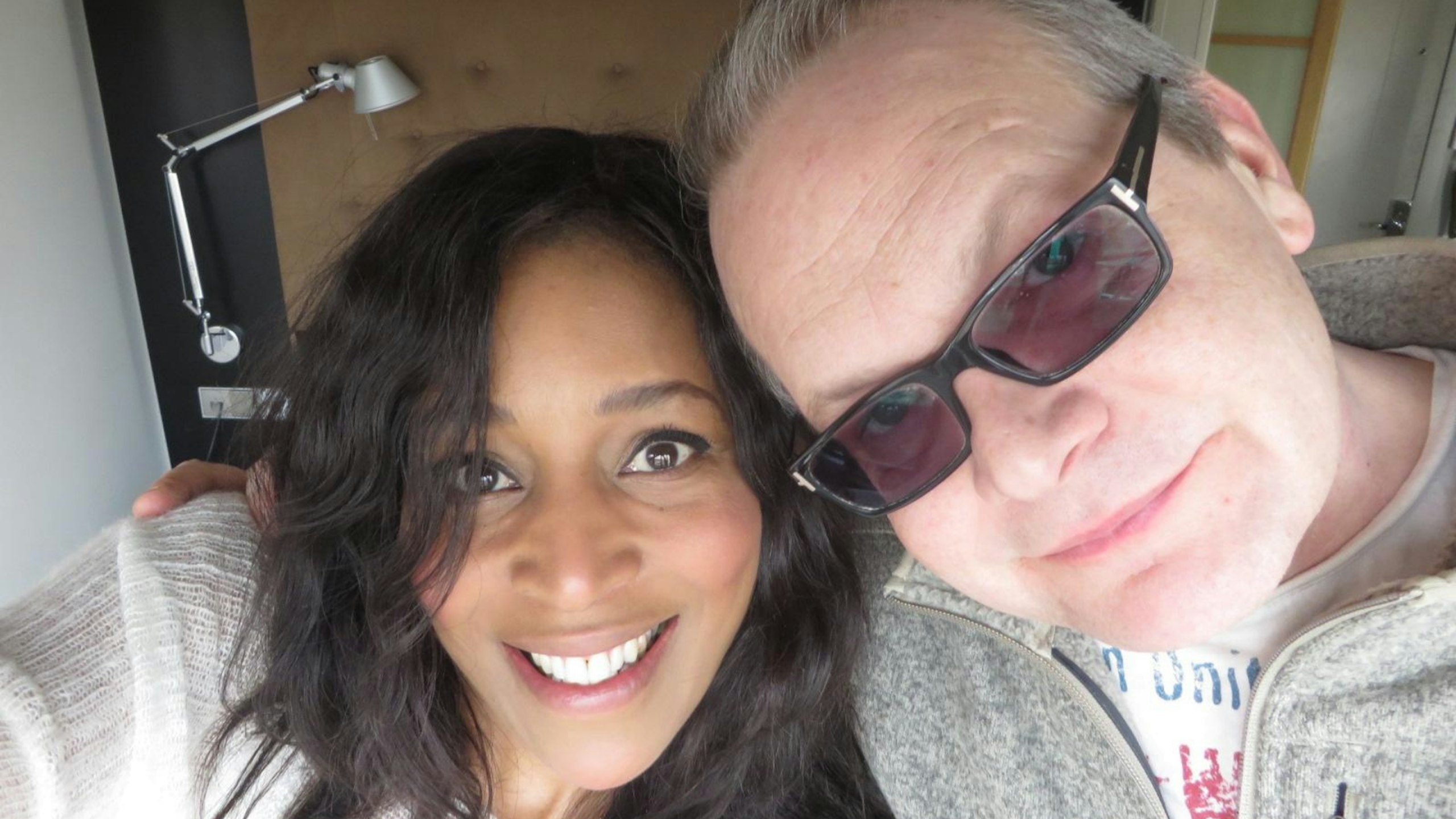 Jacqui Joseph and late husband Andy