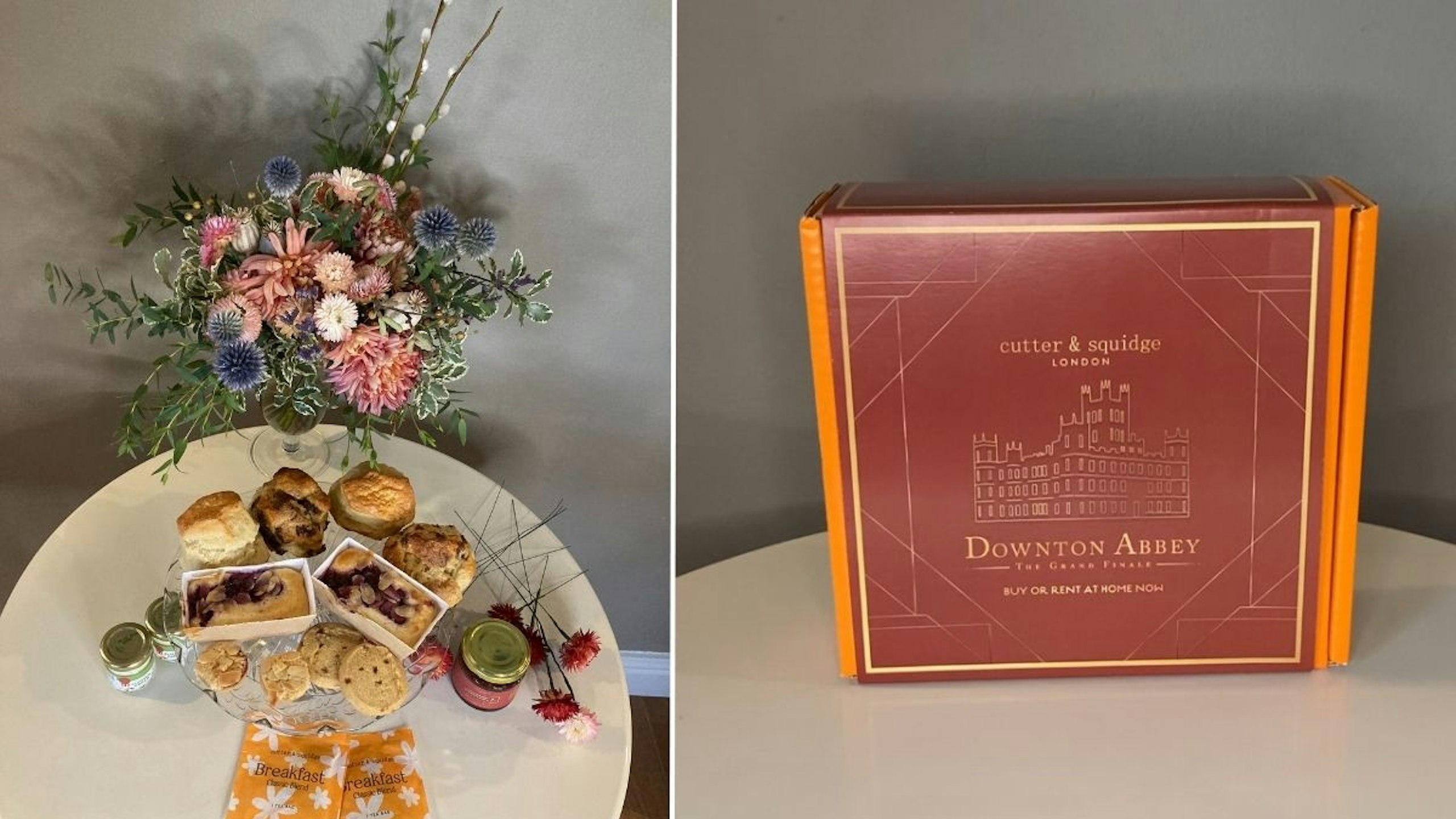 Cutter and Squidge At Home Hamper Downton Abbey Afternoon Tea