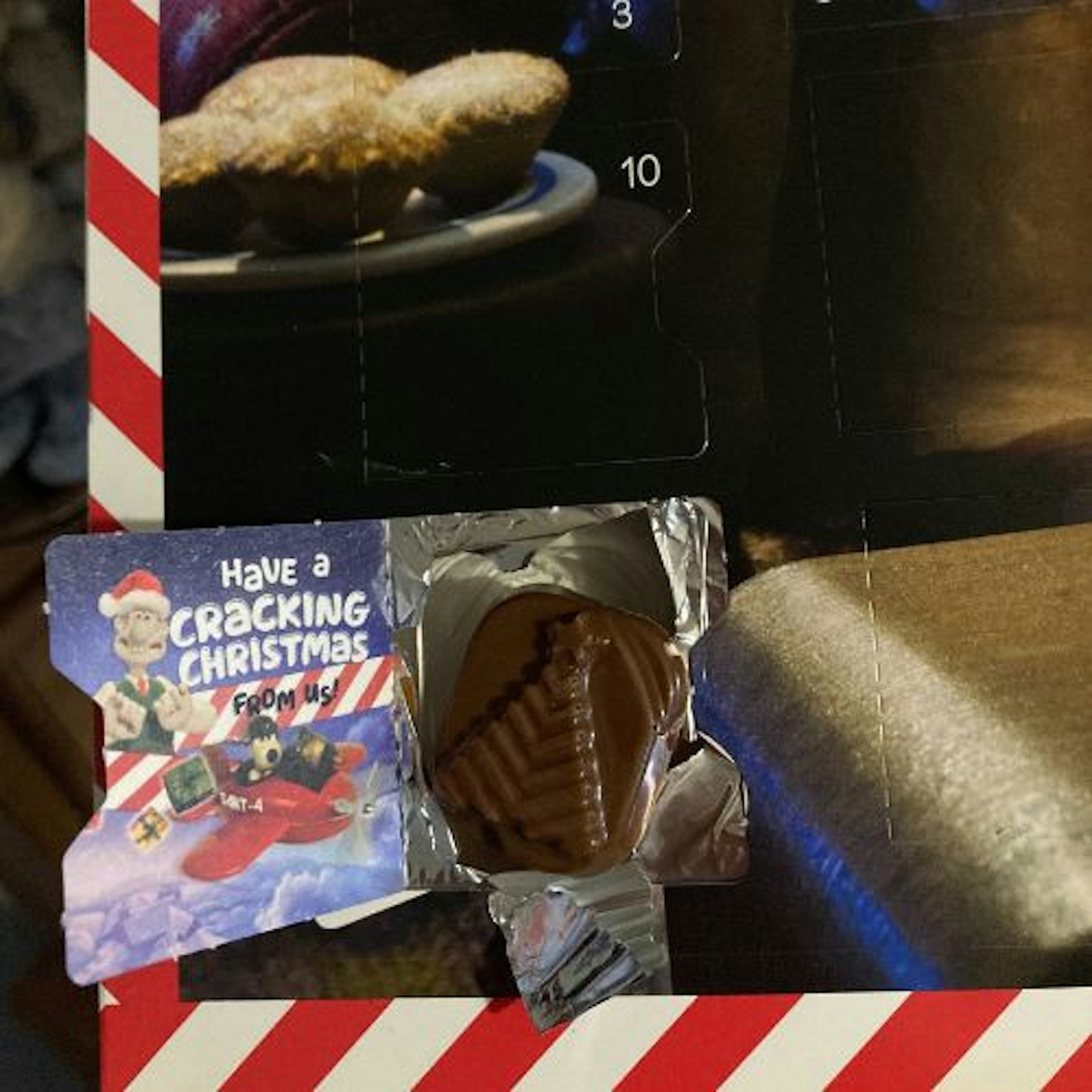 M&S Wallace & Gromit Milk Chocolate Advent Calendar contents