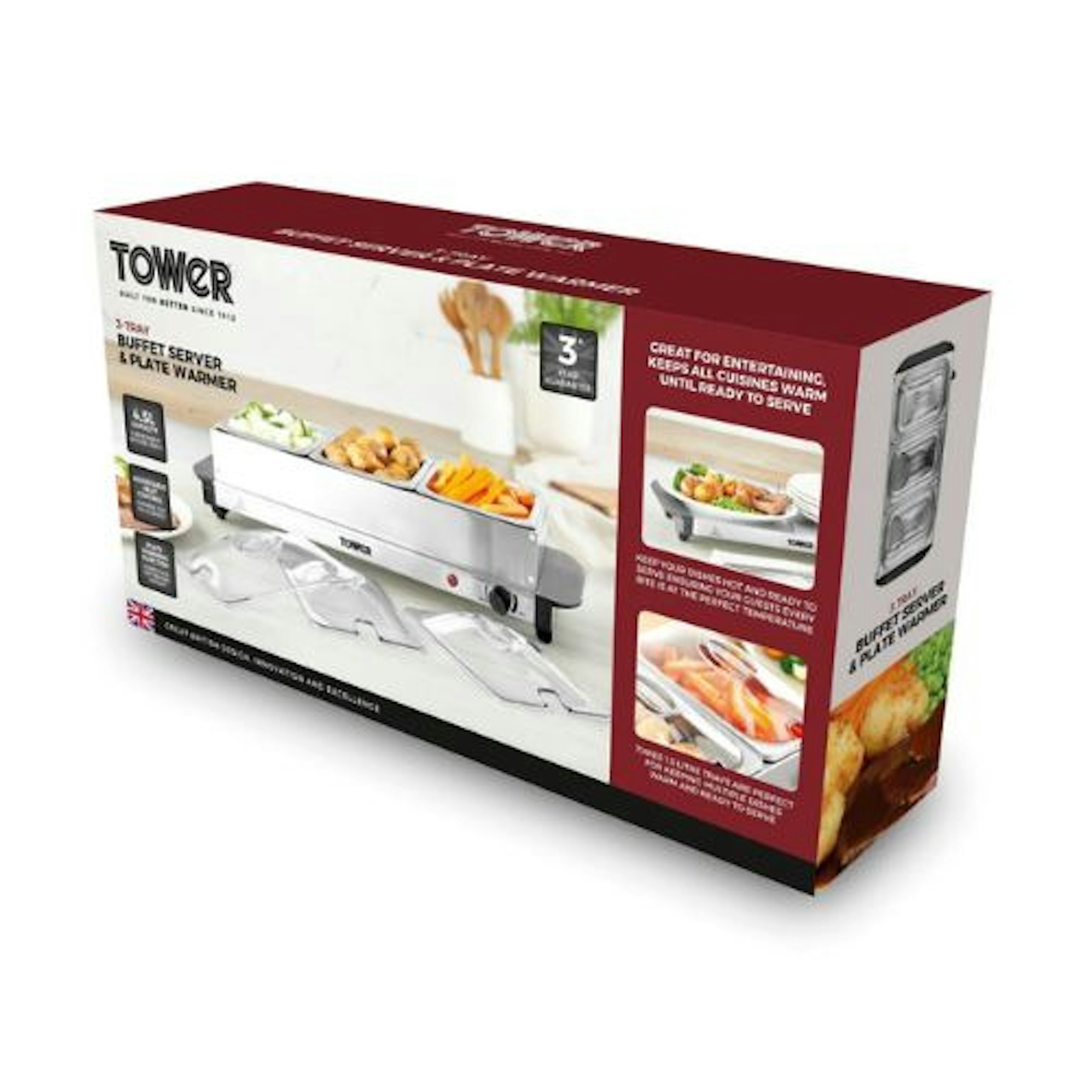 Tower Buffet Server Plate Warmer