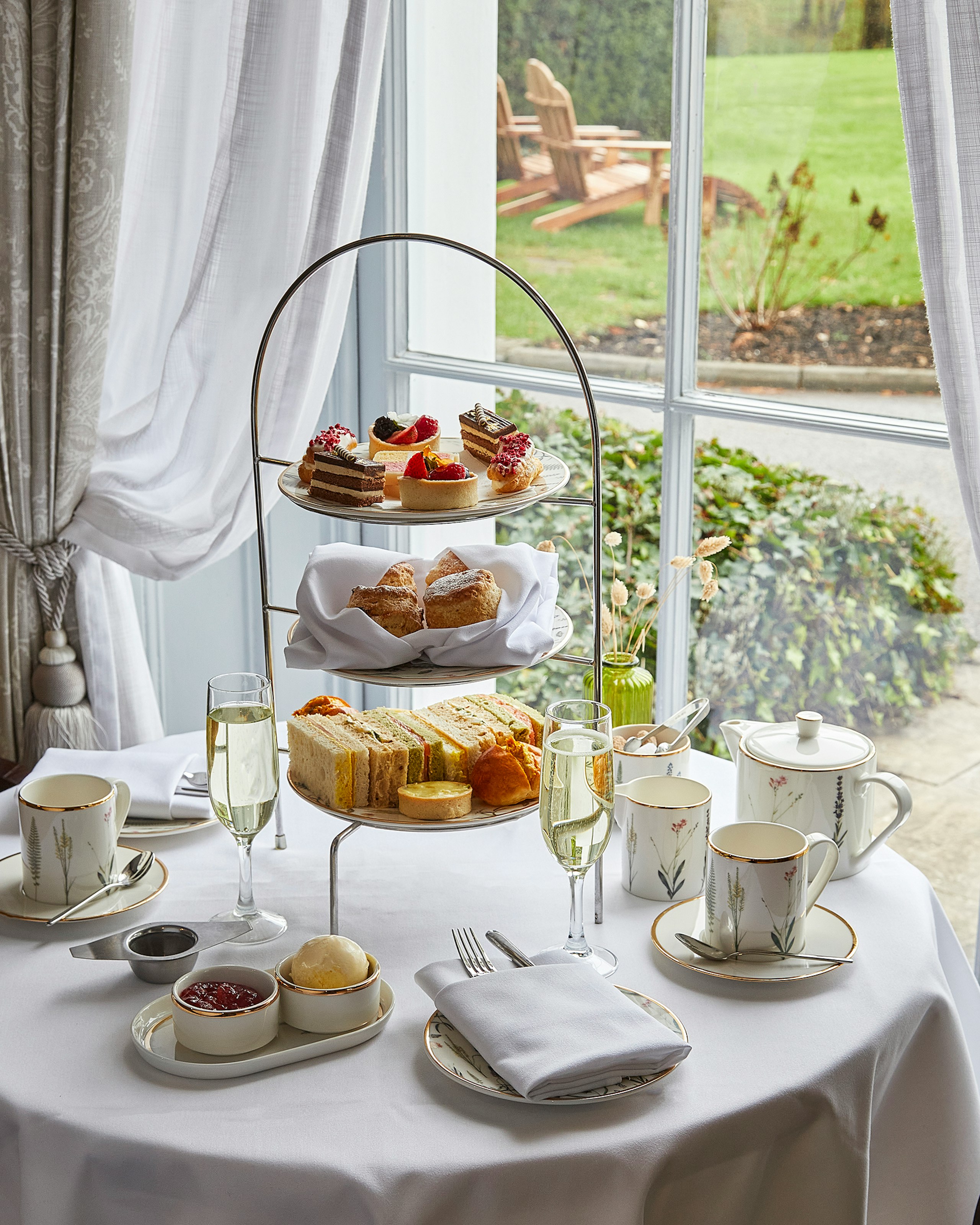 Image of the Afternoon Tea at the Burnham Beeches Hotel 