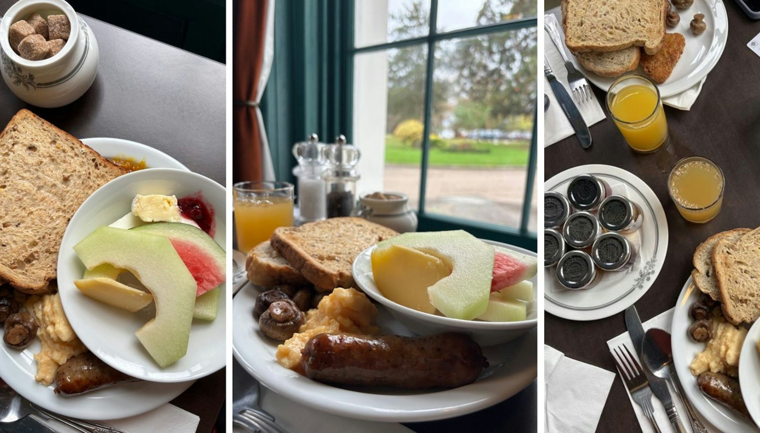 Breakfast at the Burnham Beeches Hotel