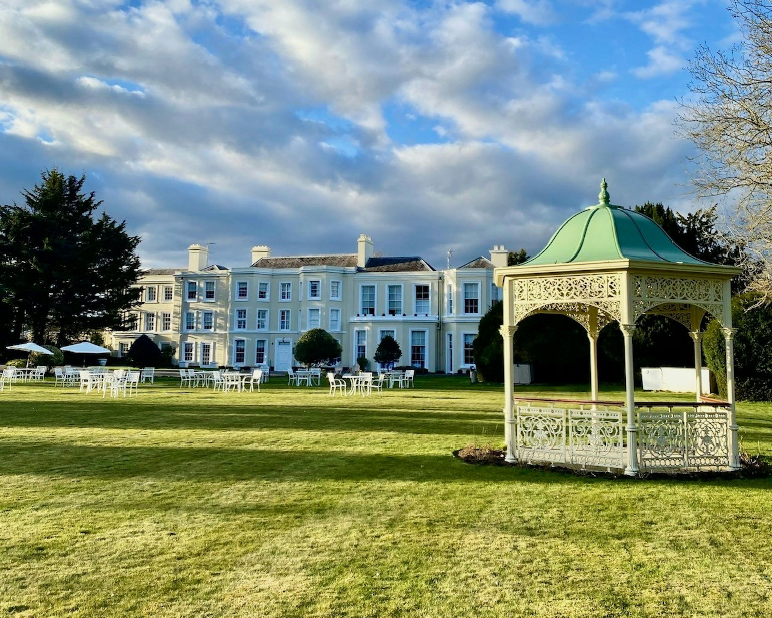 The Burnham Beeches Hotel at dawn