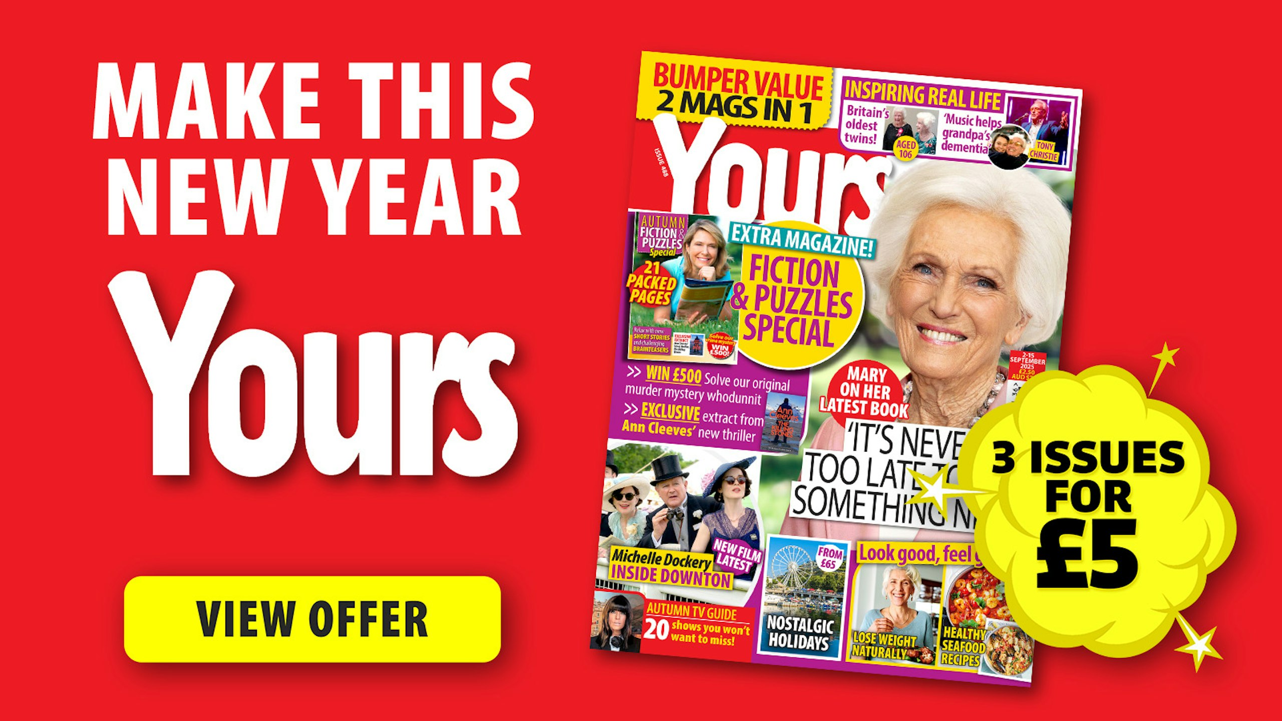 subscribe to Yours Magazine