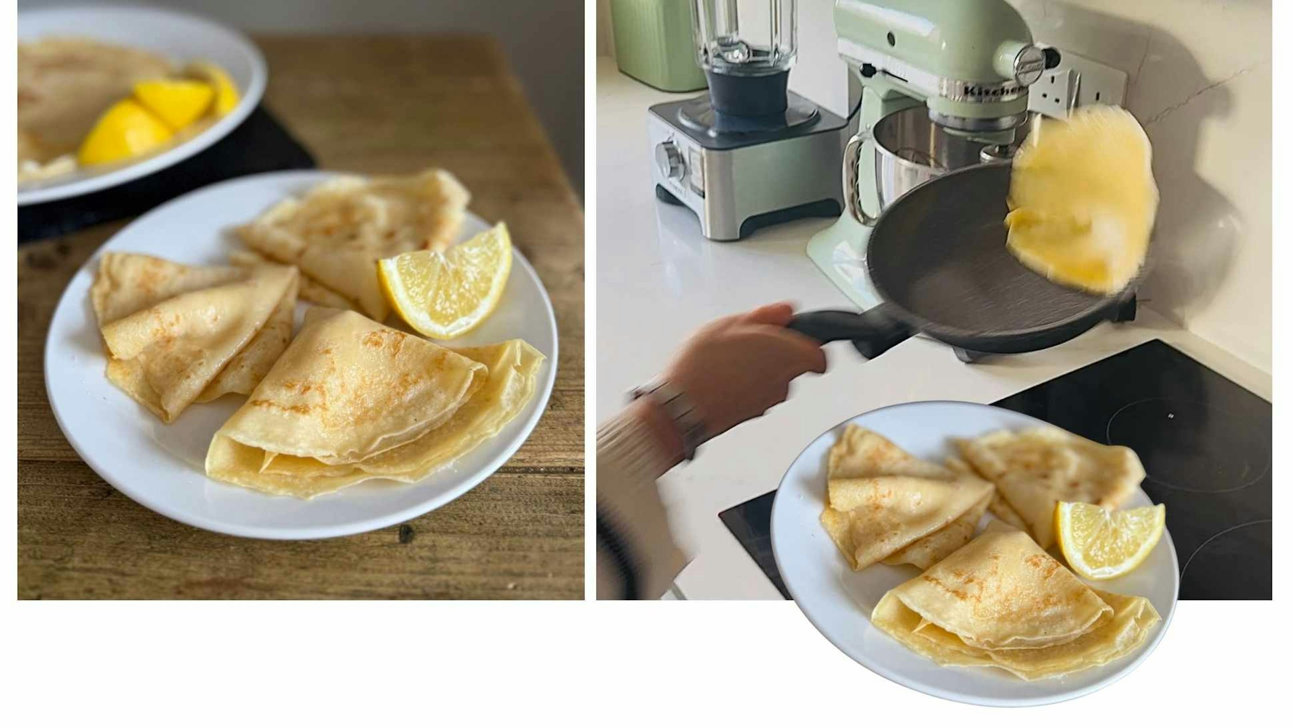 Crepe style pancakes