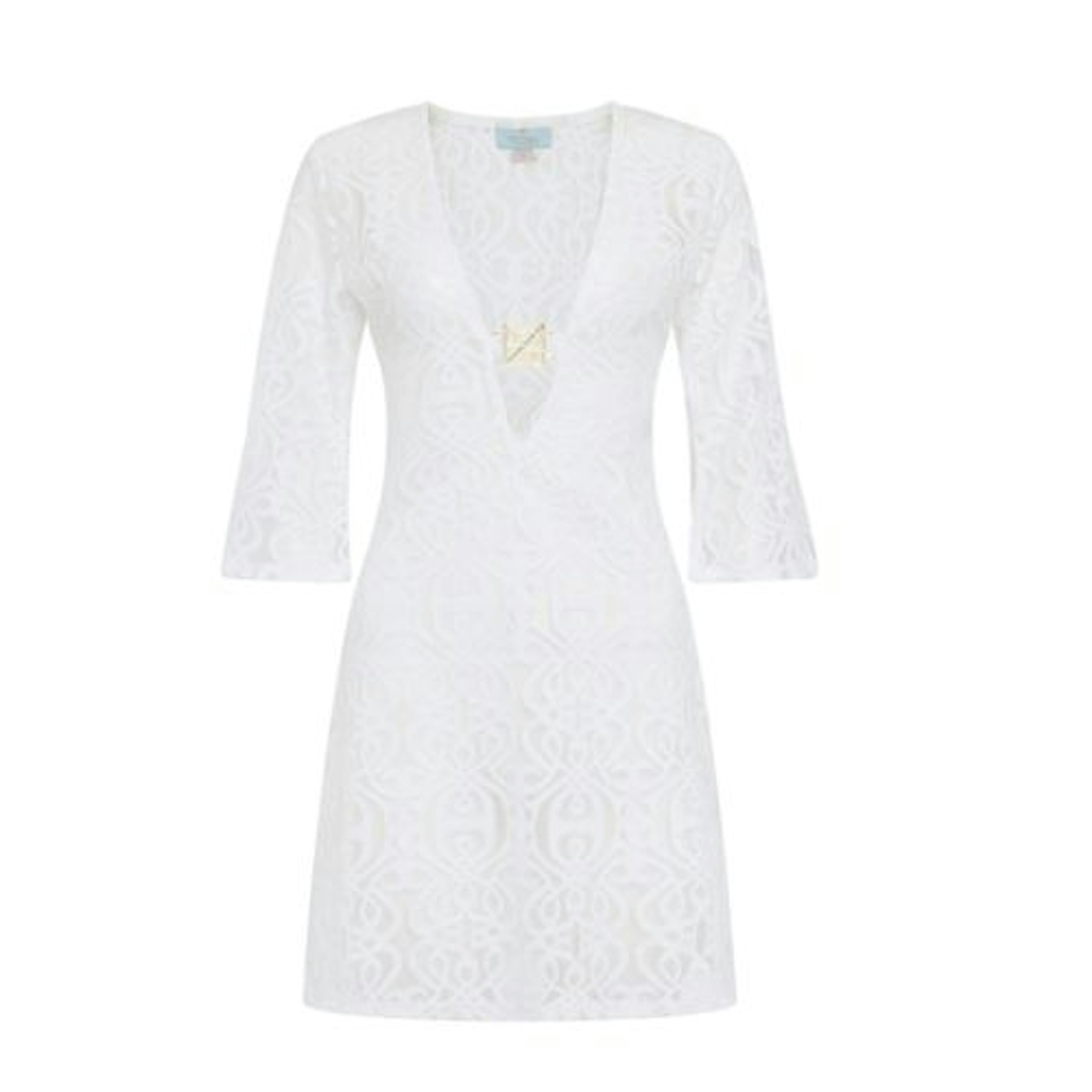 Wolf and Badger Maya Beach Dress - White