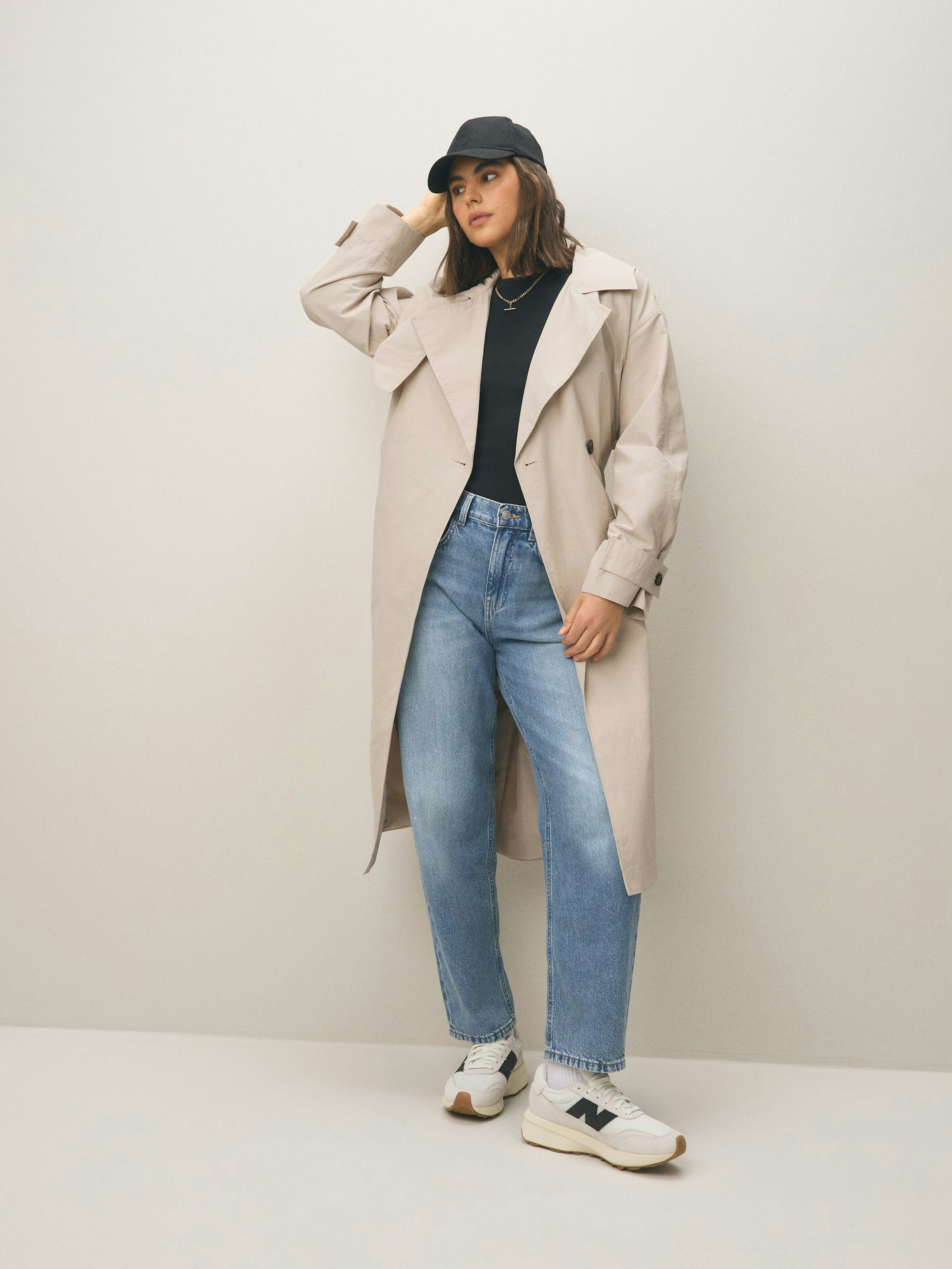 Next Sand Shower Resistant Trench Coat