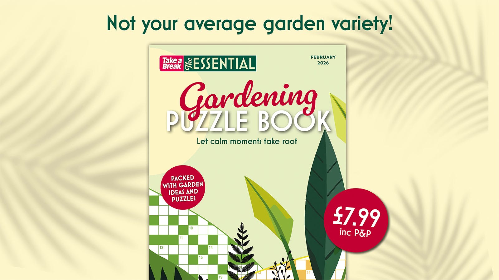Cultivating calm and curiosity: Introducing the Essential Gardening Puzzle Book