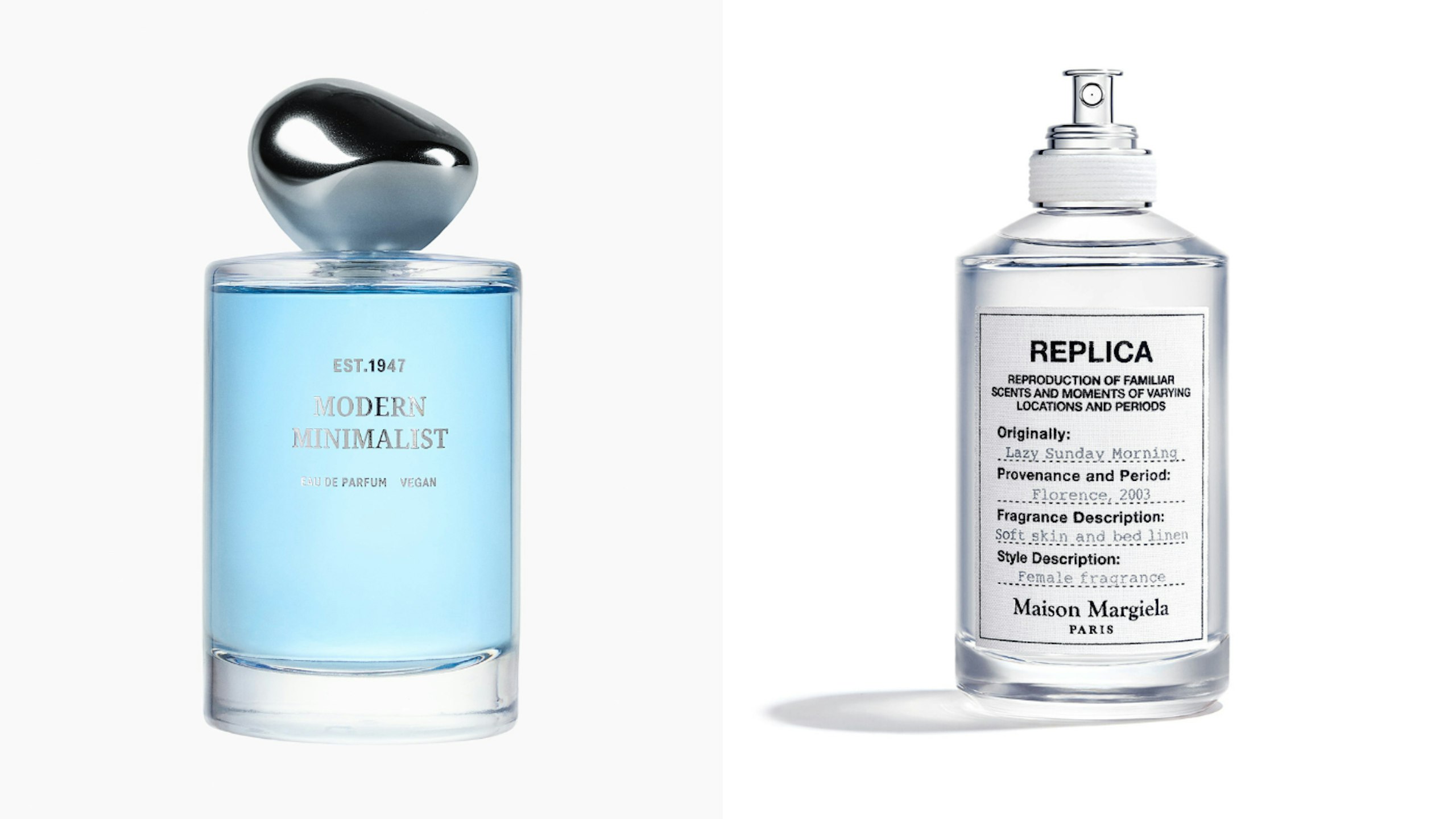 H&M Modern Minimalist EDP | Maison Margiela Lazy Sunday Morning
