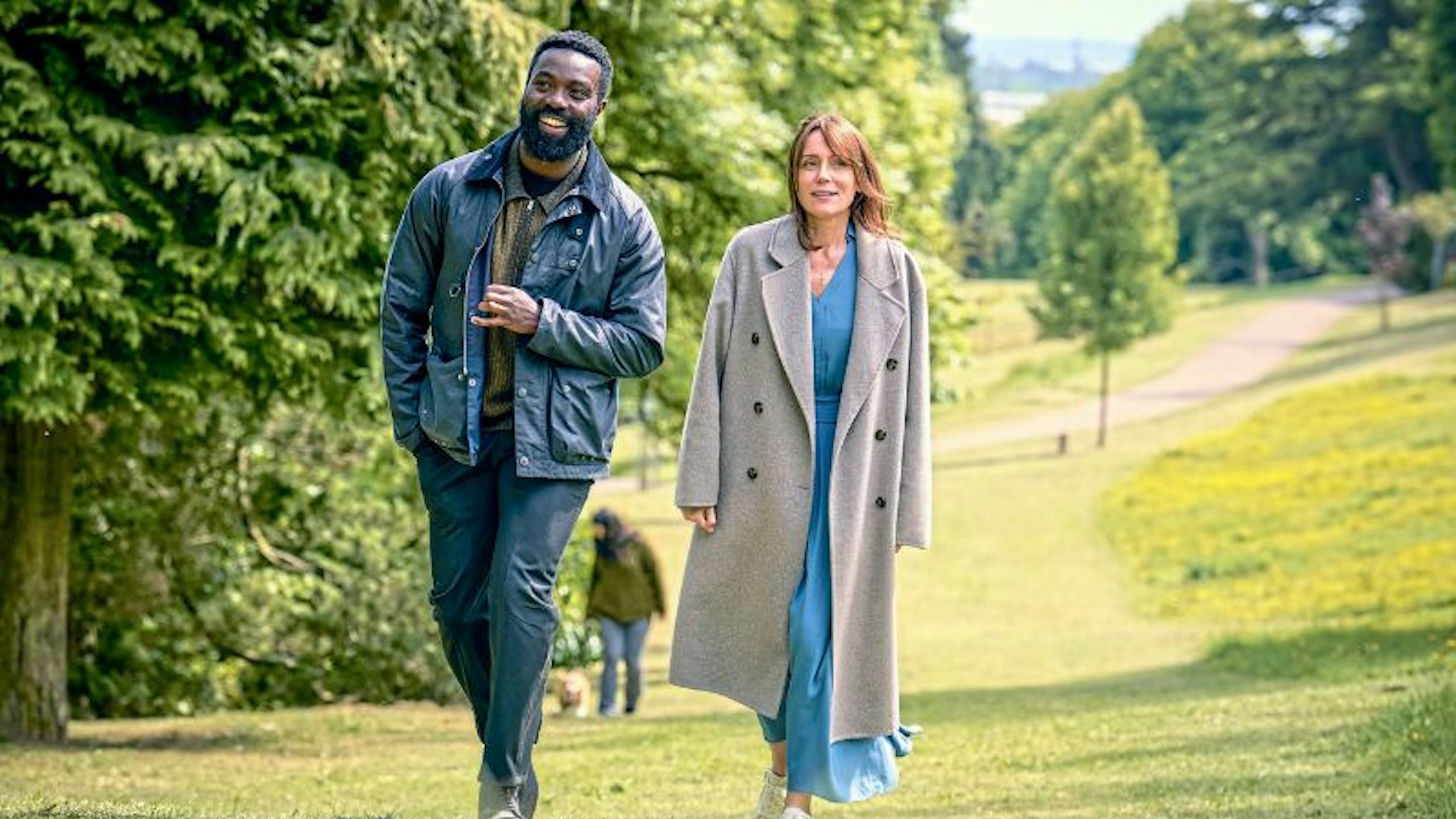 David (Paapa Essiedu) and Anna (Keeley Hawes)