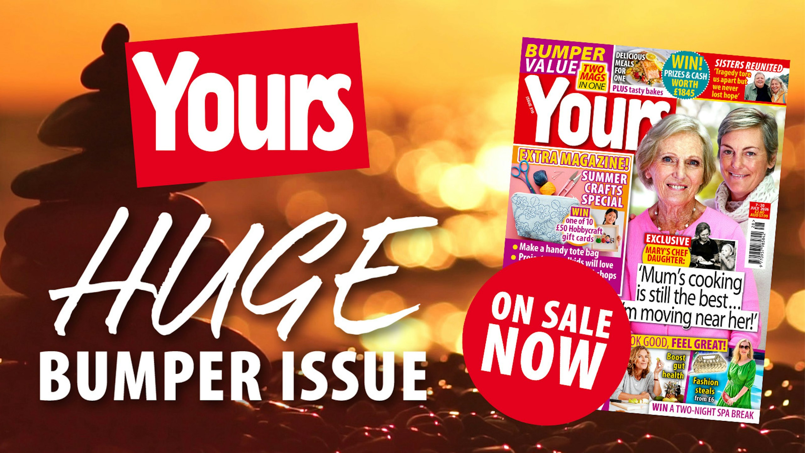 the new Yours bumper craft special is on sale now in all good newsagents