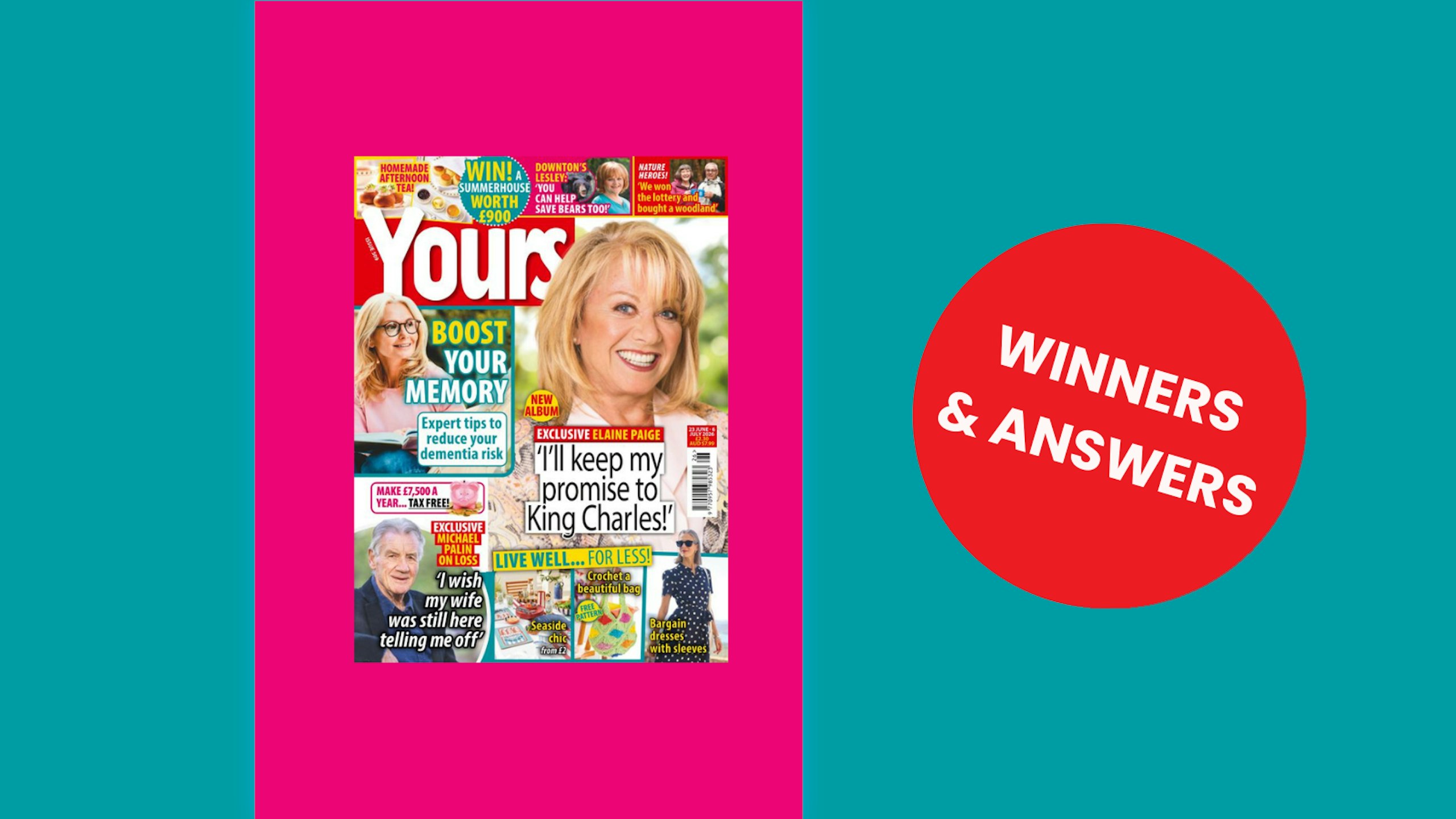 Yours Issue 509 Winners