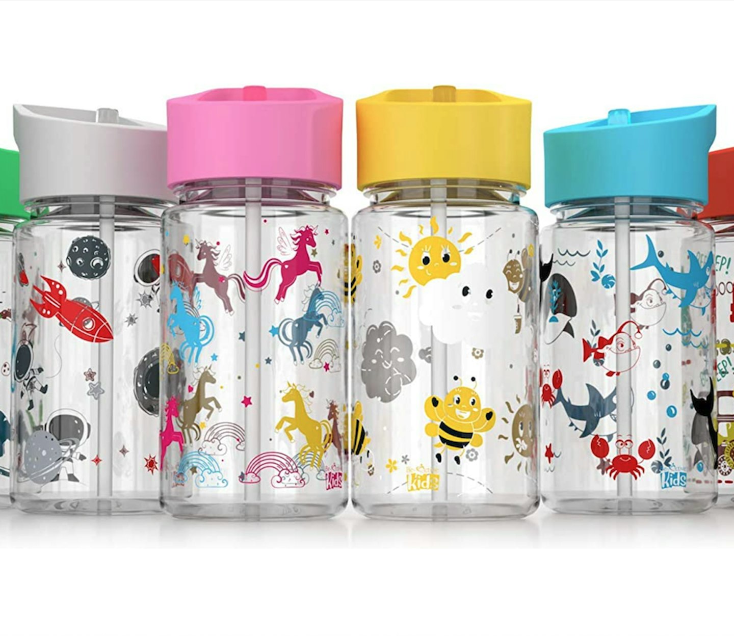 Be-Active Kids Water Bottle with Straw