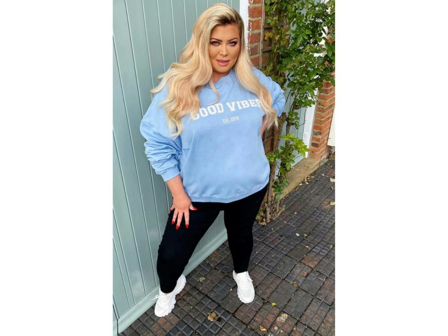 CURVE GEMMA COLLINS Good Vibes Sweatshirt