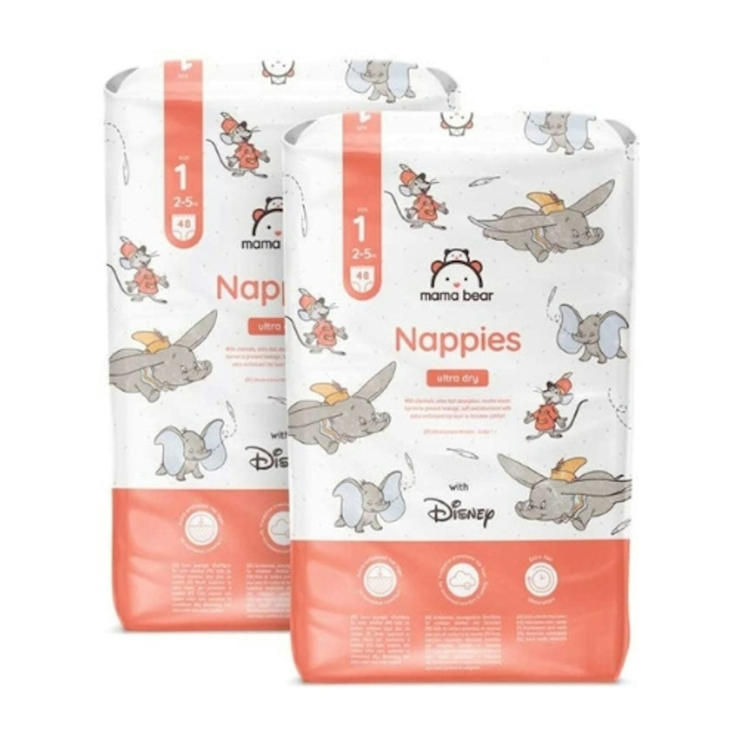 Mama Bear - Disney - 96 Ultra Dry Nappies