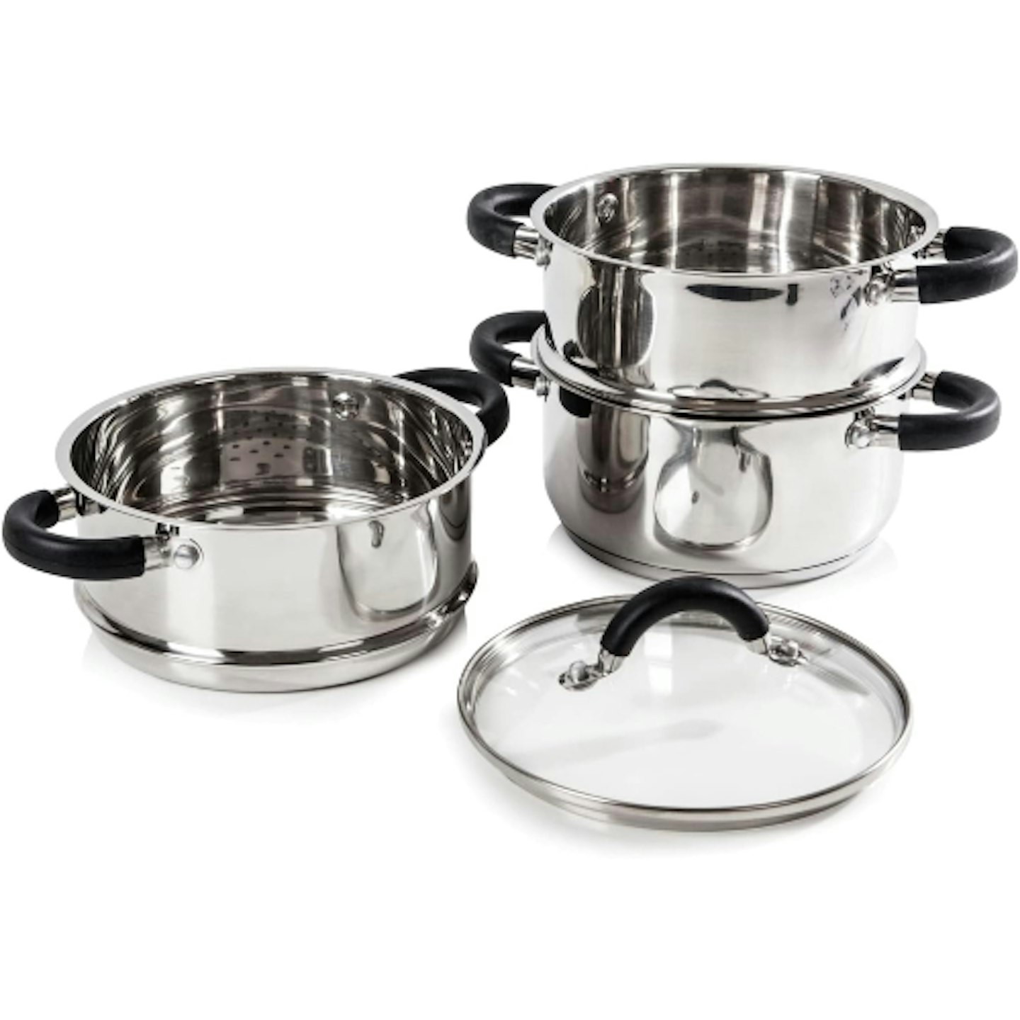 Tower steamer pans 