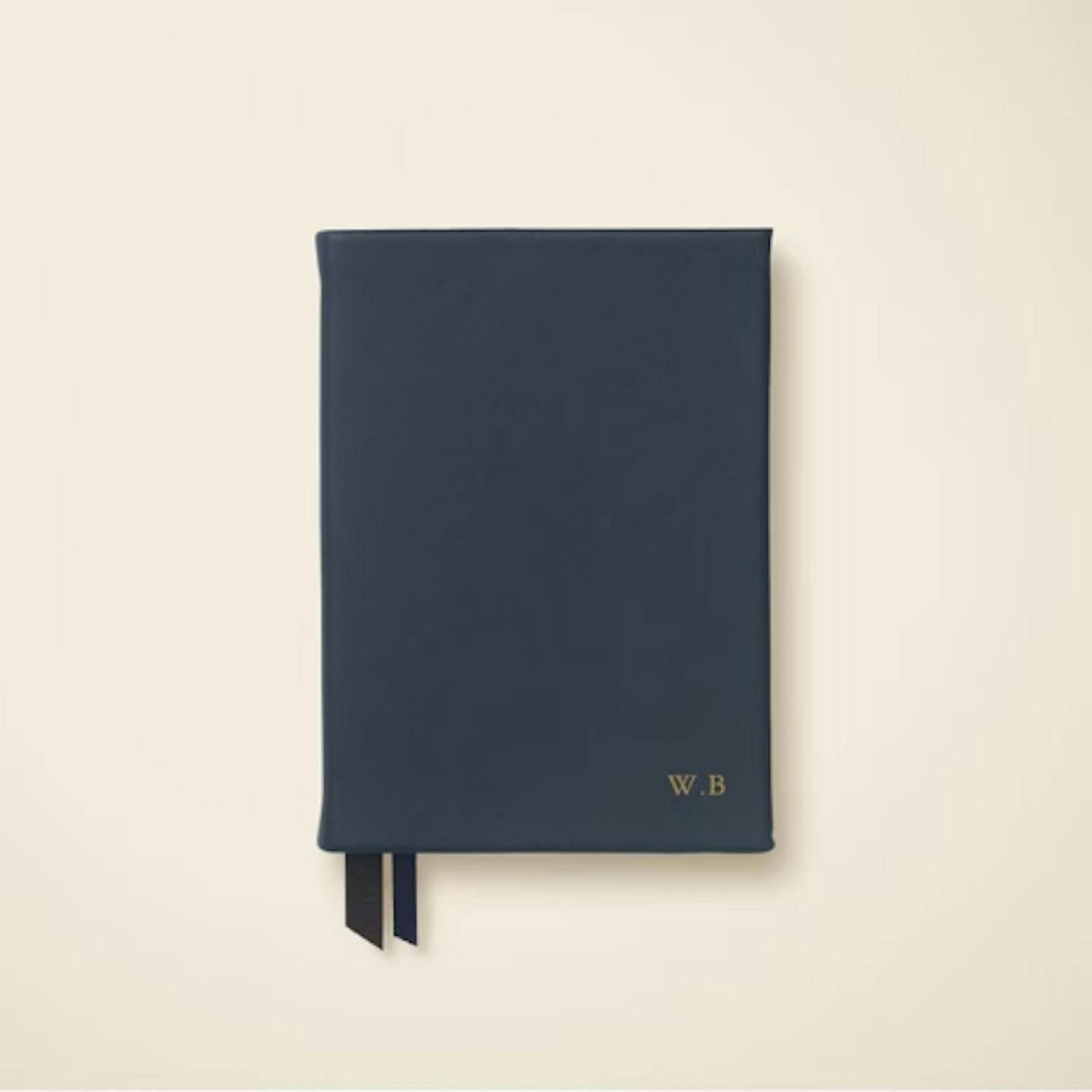 Papier Monogram Pocket Navy Leather 2025 Diary