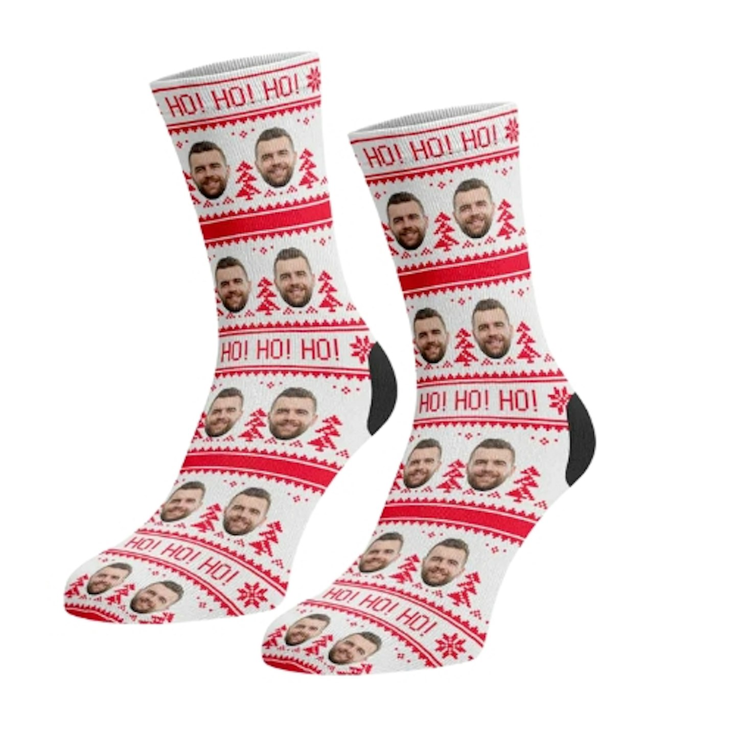 Super Socks Ho Ho Ho Personalised Christmas Socks