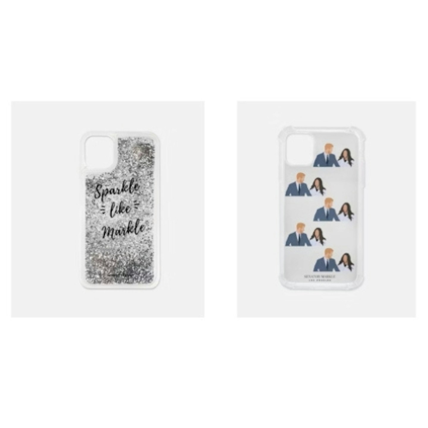 iPhone Clear Pattern Case featuring the Duke and Duchess