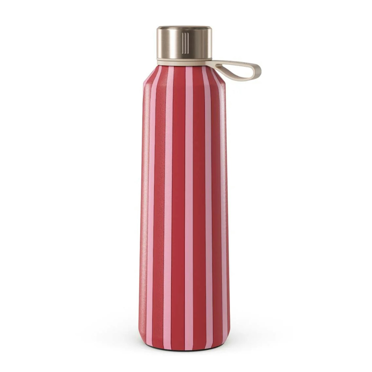 burga red and pink water bottle