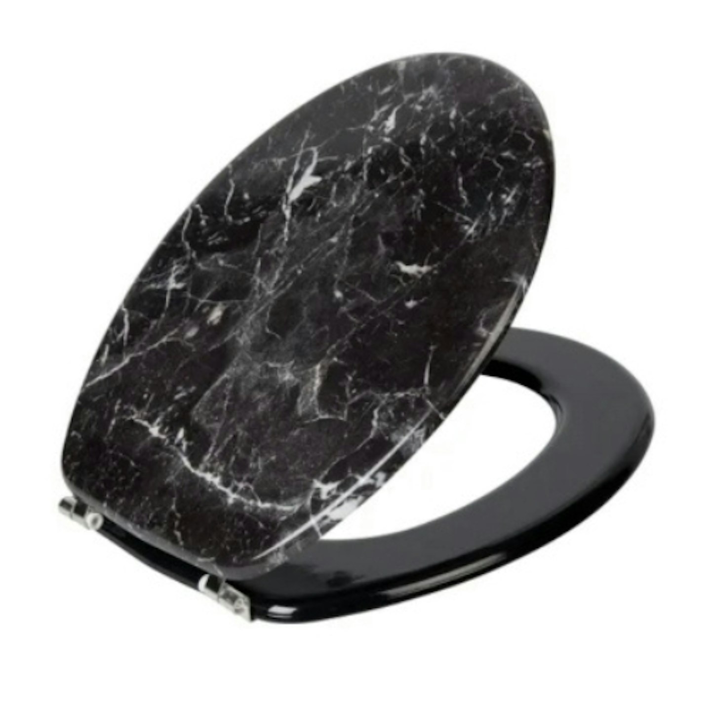 Dark Marble Toilet Seat