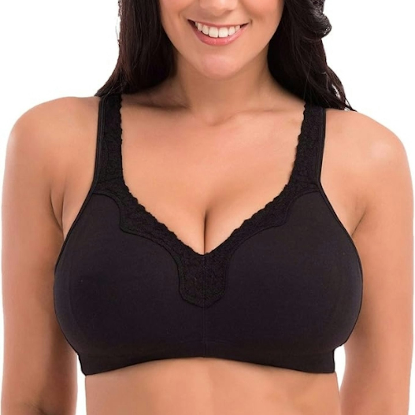 Delimira Women's Lace Plus Size Bra