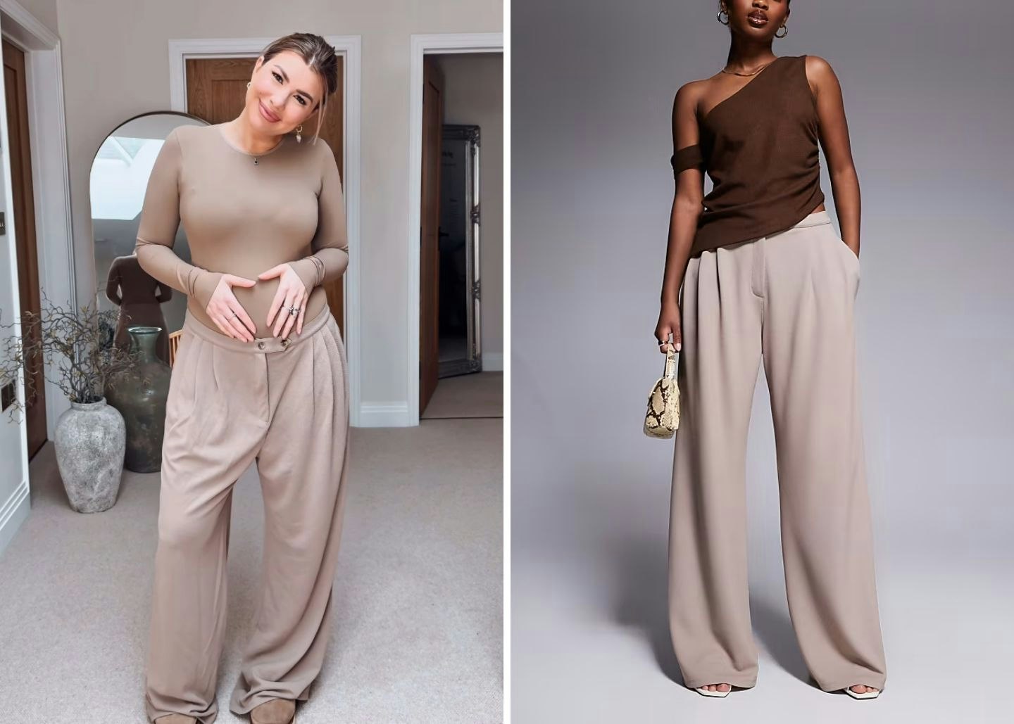 Olivia's wide leg trousers