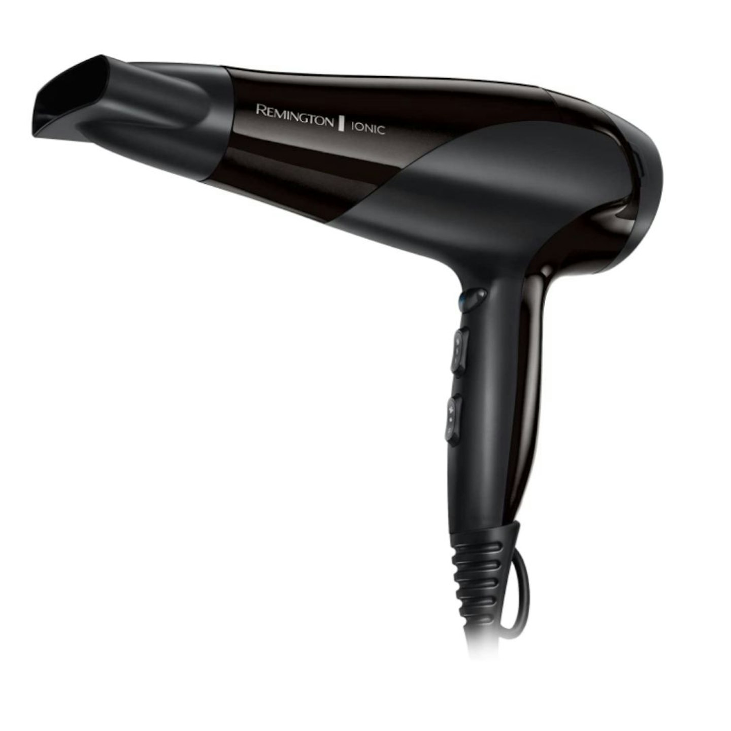 Remington D3198 Ionic Conditioning Hair Dryer for Frizz Free Styling with Diffuser and Concentrator Attachments, 2200 W - Black