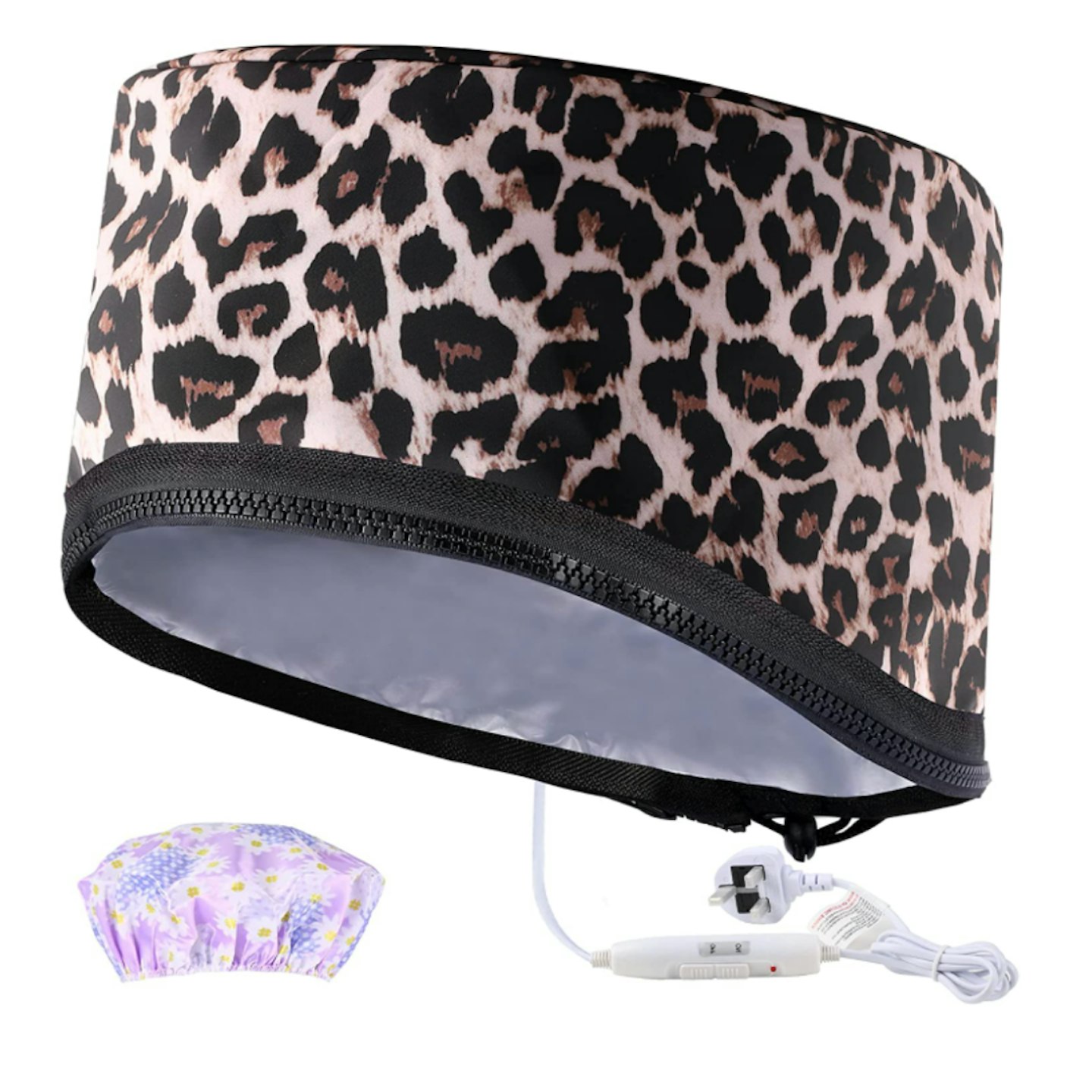 Funxim Leopard Hair Thermal Hat Hair Steamer