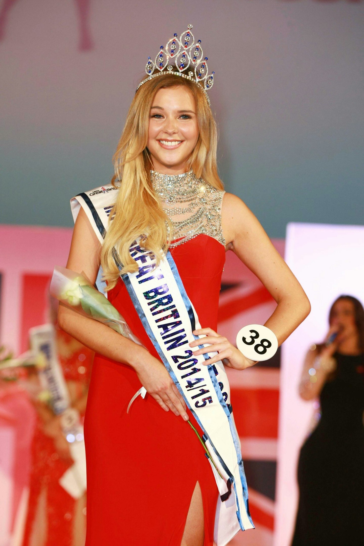 Shelby Tribble in her Miss GB crown and sash