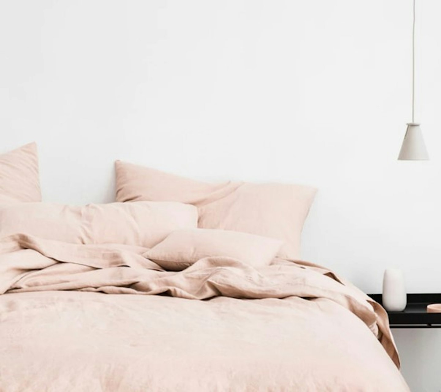 Cultiver Linen Duvet Cover - Blush