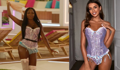 Indiyah's Purple Corset