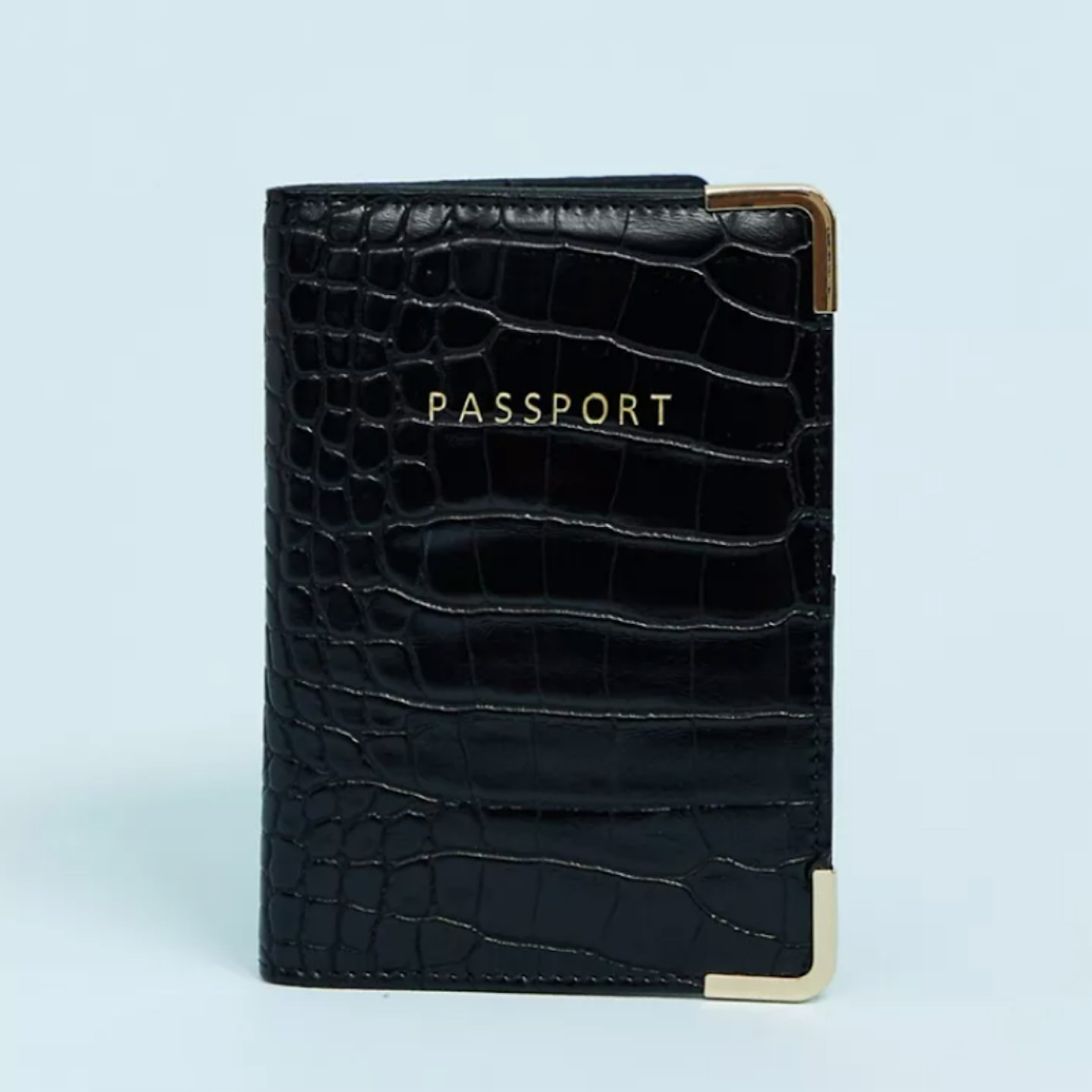 ASOS DESIGN Croc Passport Holder