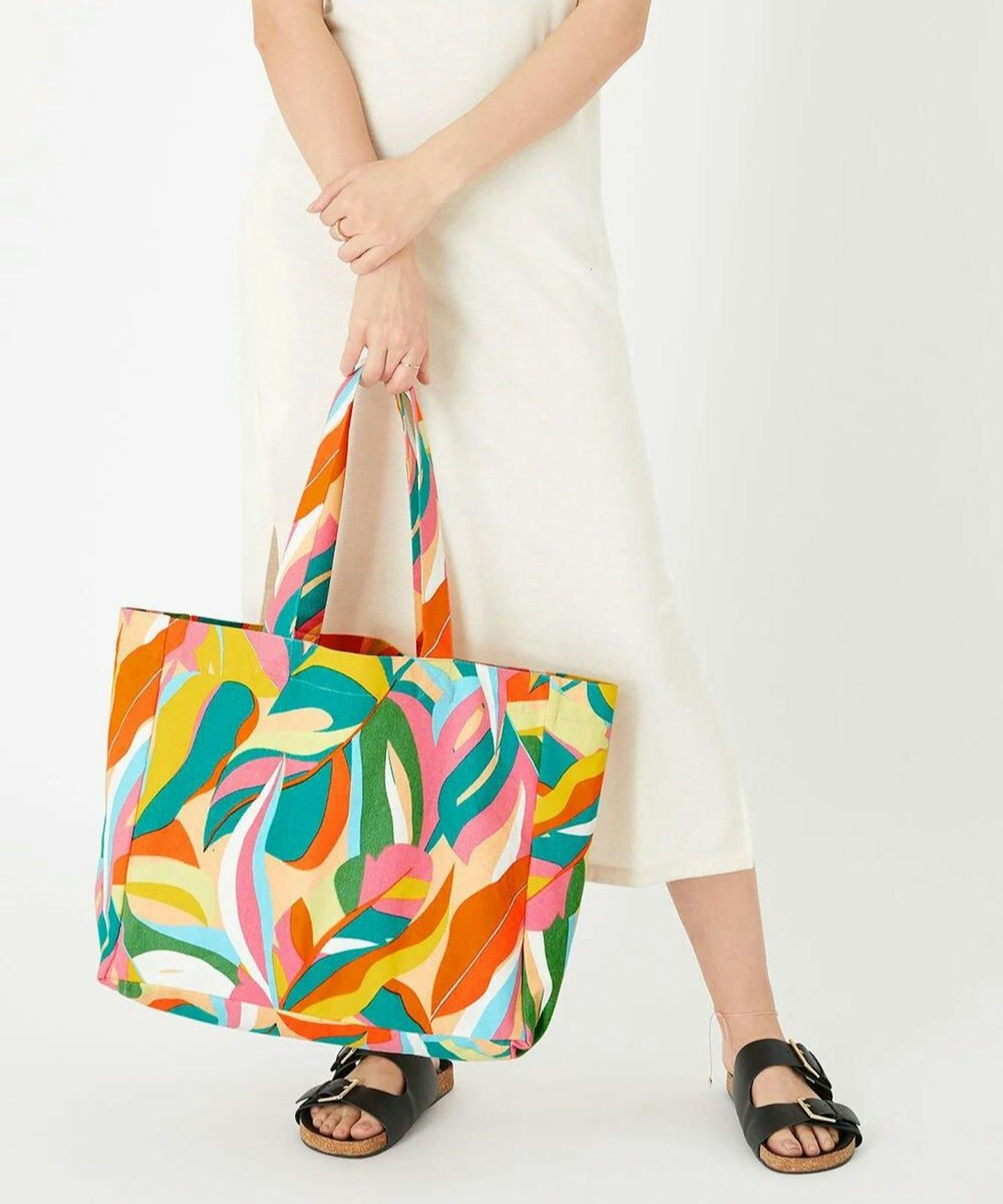 Jungle Print Shopper Tote Bag